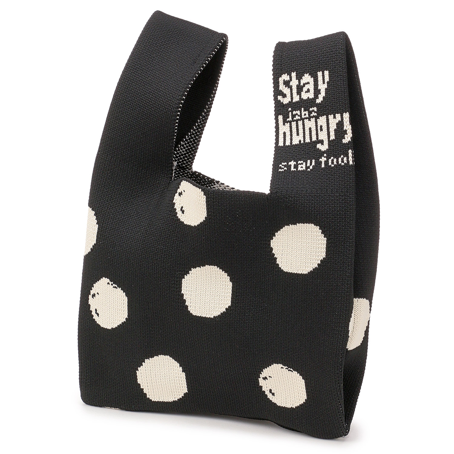 【15ー00は完売終了】柄ものニットくり手バッグ小 - 画像5