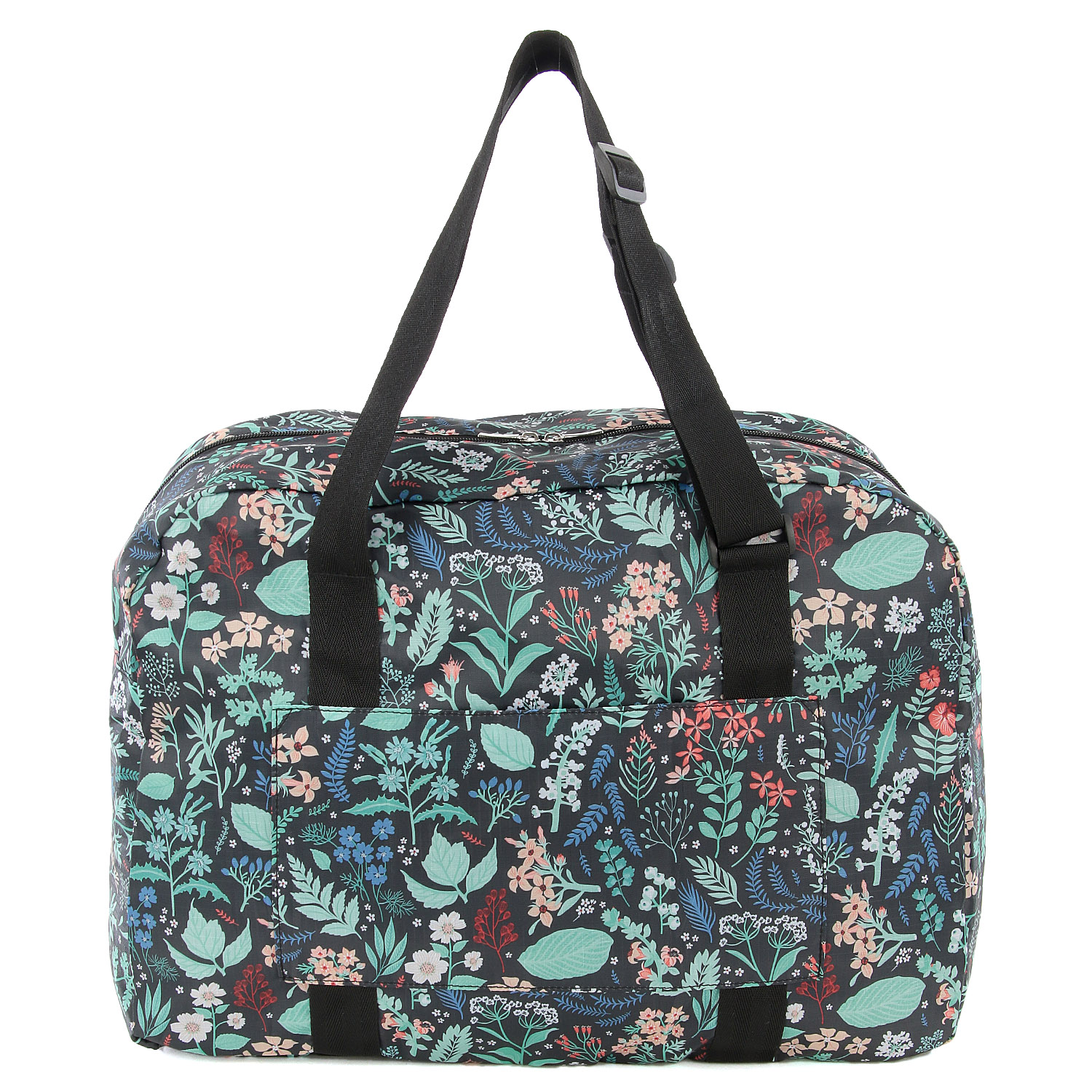 ボタニカル柄コンパクトボストンバッグ - 画像4