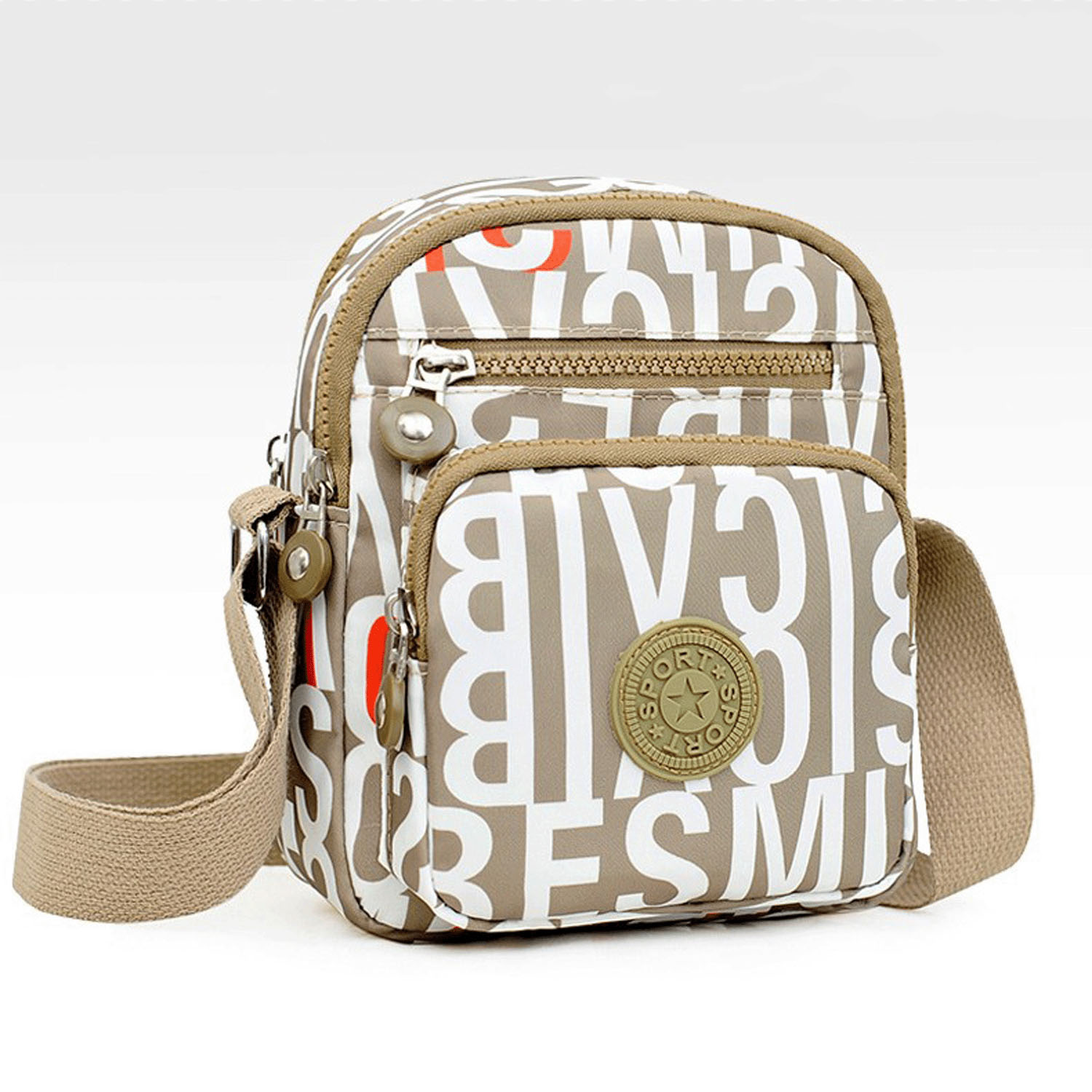 【13－00は次回納期未定】柄もの多ポケットショルダーバッグ - 画像5