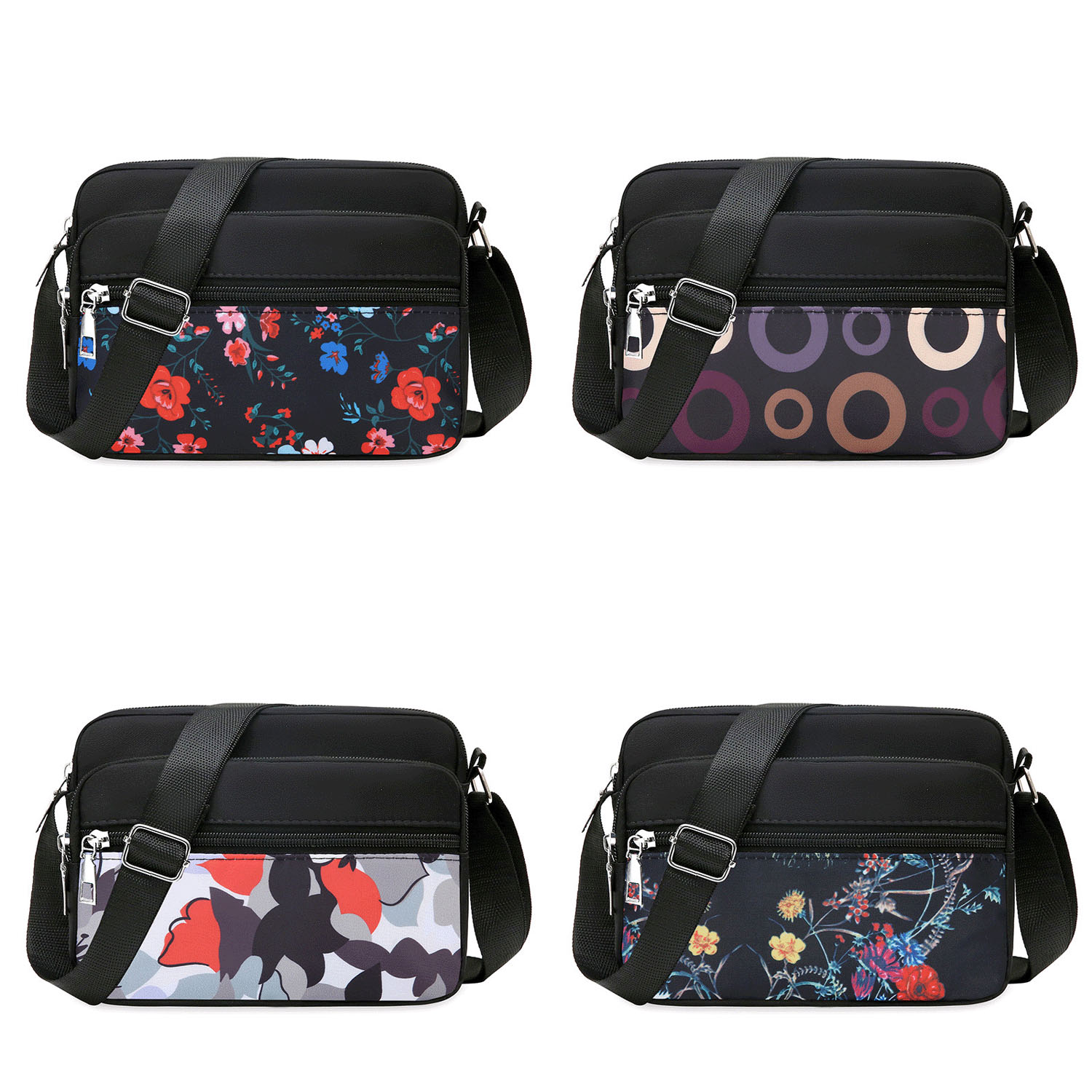 【在庫限りで終了】柄もの横型ショルダーバッグ - 画像1