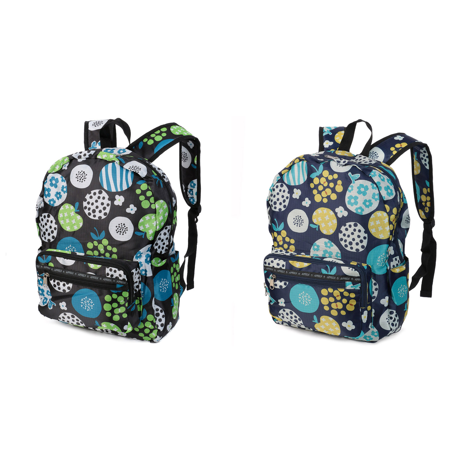 北欧柄コンパクトリュックサック