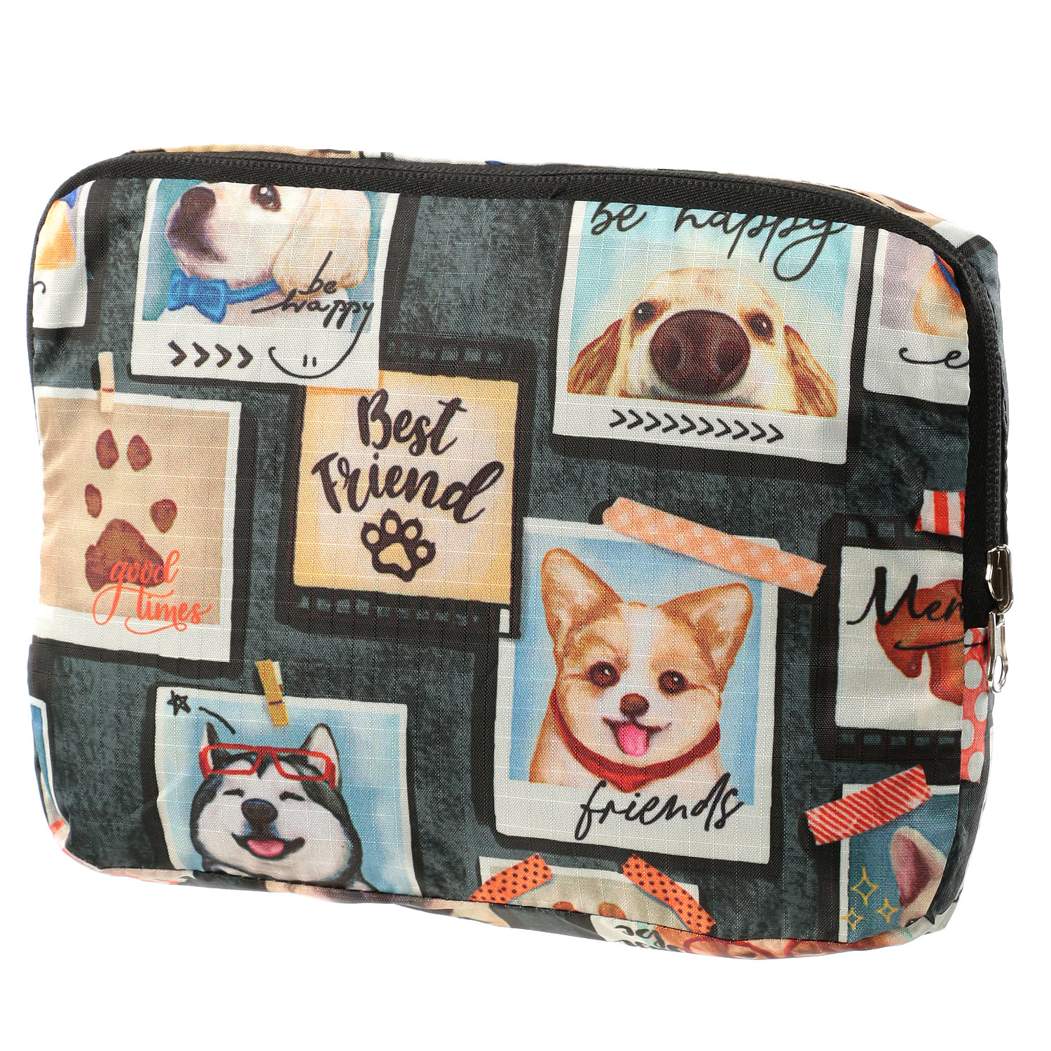 リップシアン イヌ柄コンパクトリュックサック - 画像5