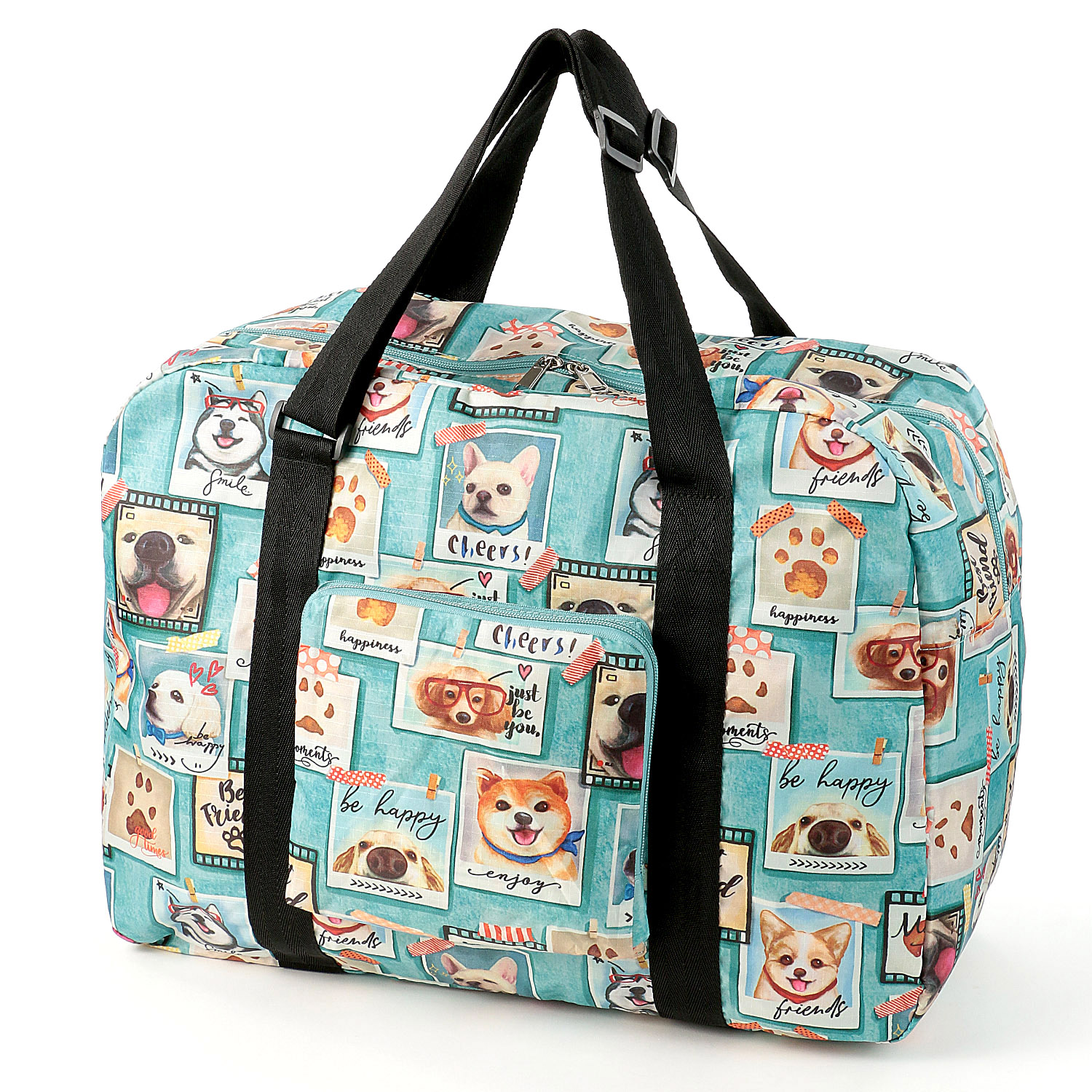 リップシアン イヌ柄コンパクトボストンバッグ - 画像3