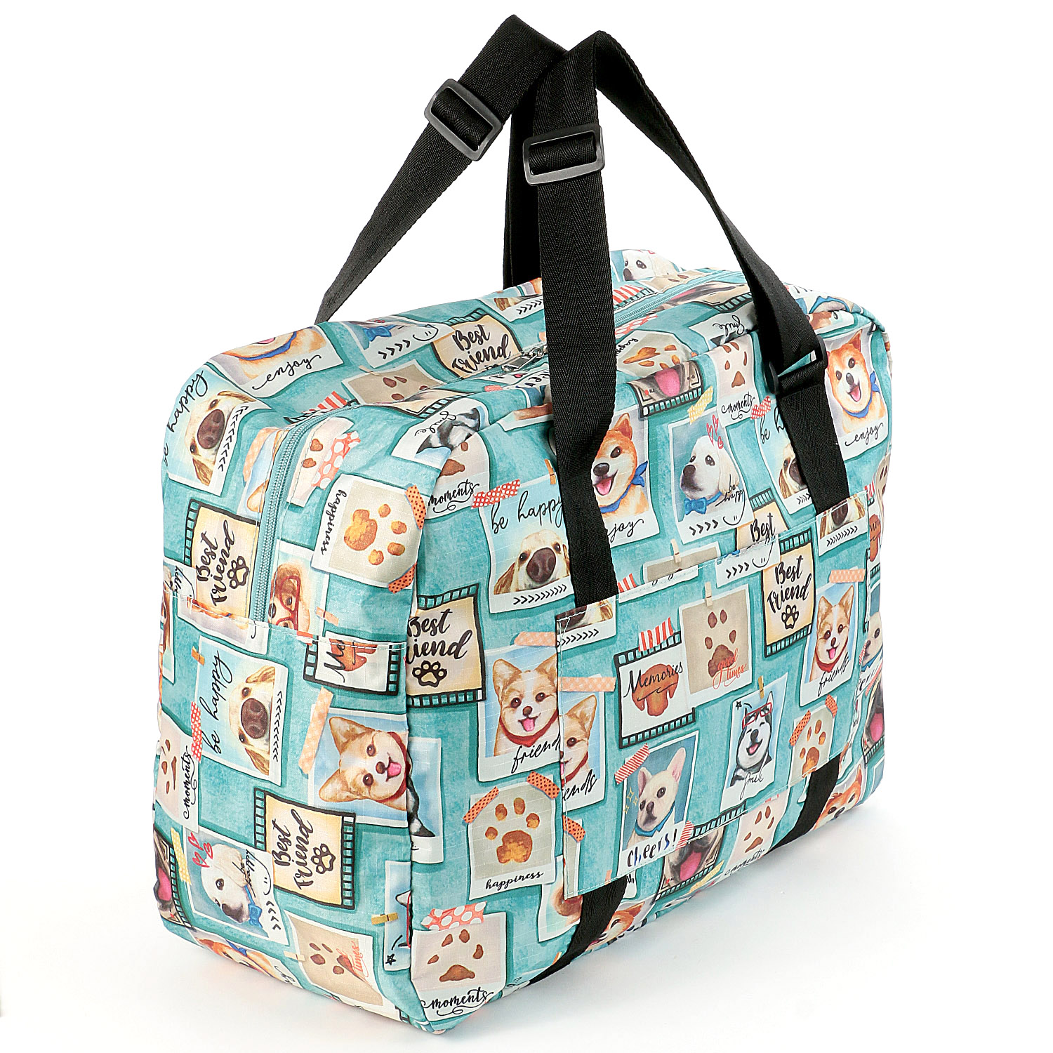 リップシアン イヌ柄コンパクトボストンバッグ - 画像4