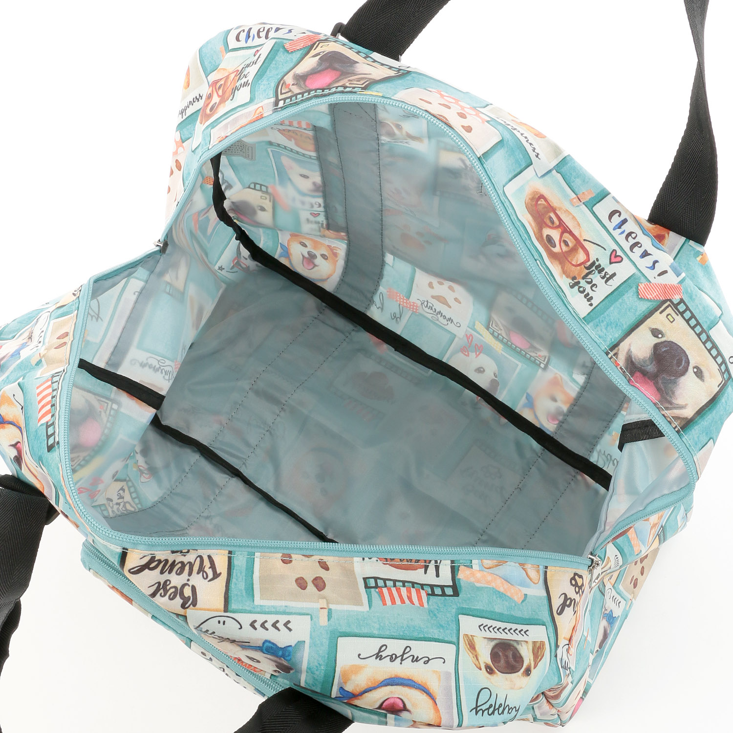 リップシアン イヌ柄コンパクトボストンバッグ - 画像6