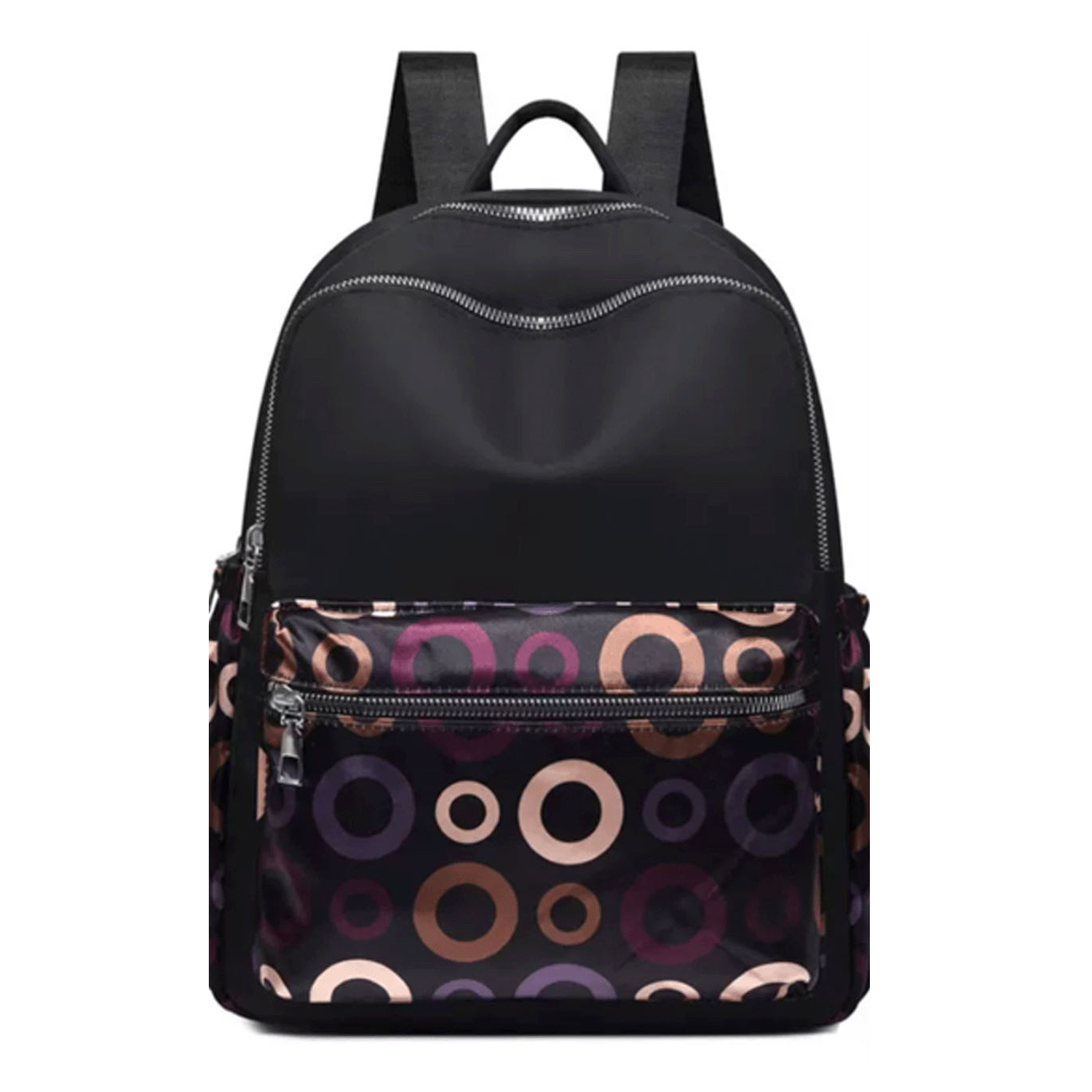 【29－00は在庫限りで終了】無地×柄プリントリュックサック - 画像3