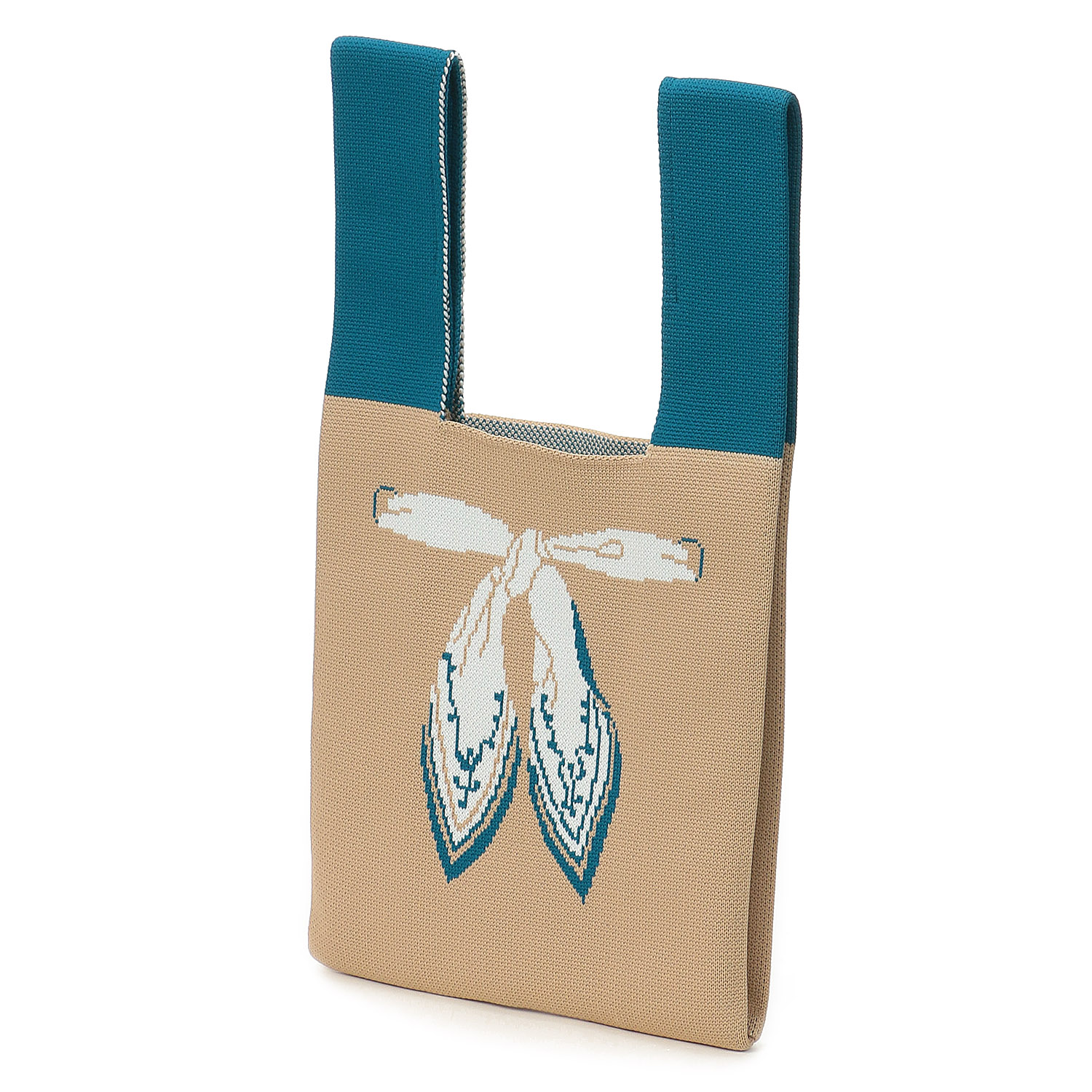 【エトワール別注柄】スカーフ柄ニットバッグ - 画像5