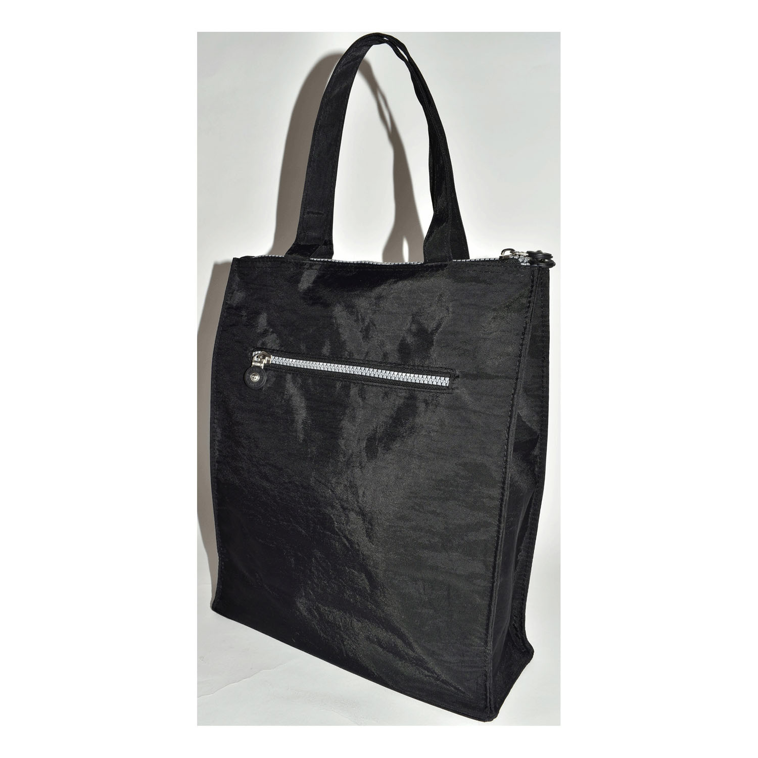 ネコ刺繍 縦型バッグ - 画像3