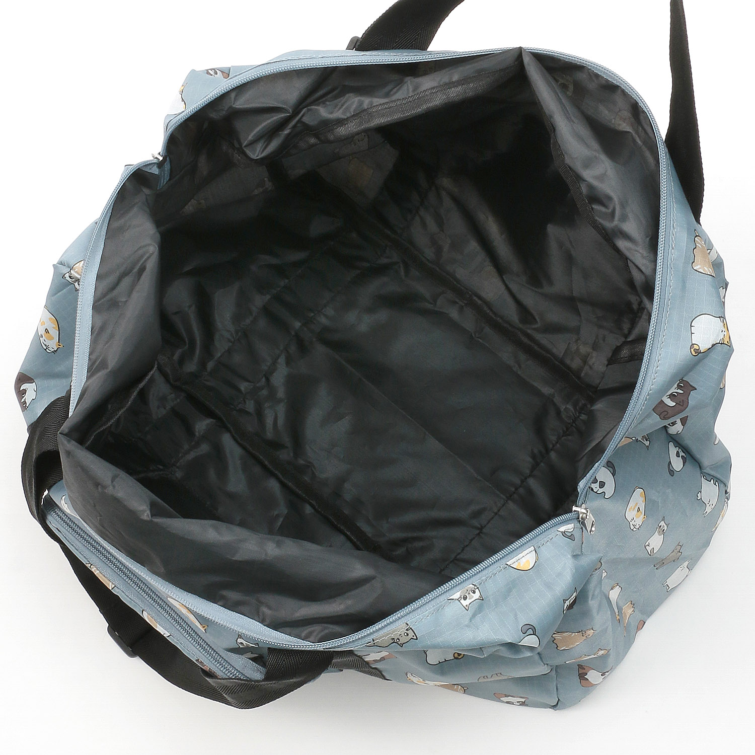 ミーティング猫コンパクトボストンバッグ - 画像4