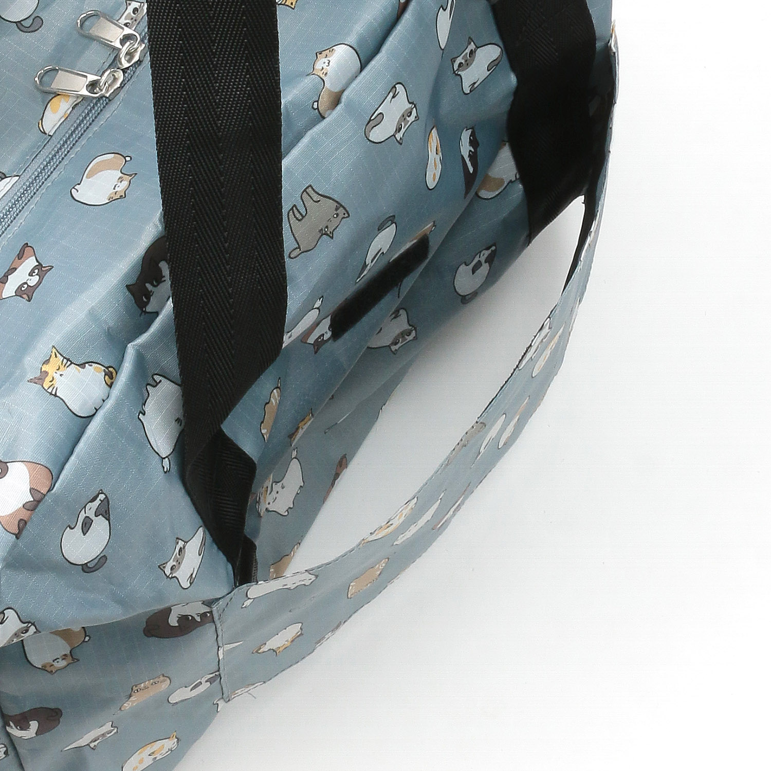 ミーティング猫コンパクトボストンバッグ - 画像5