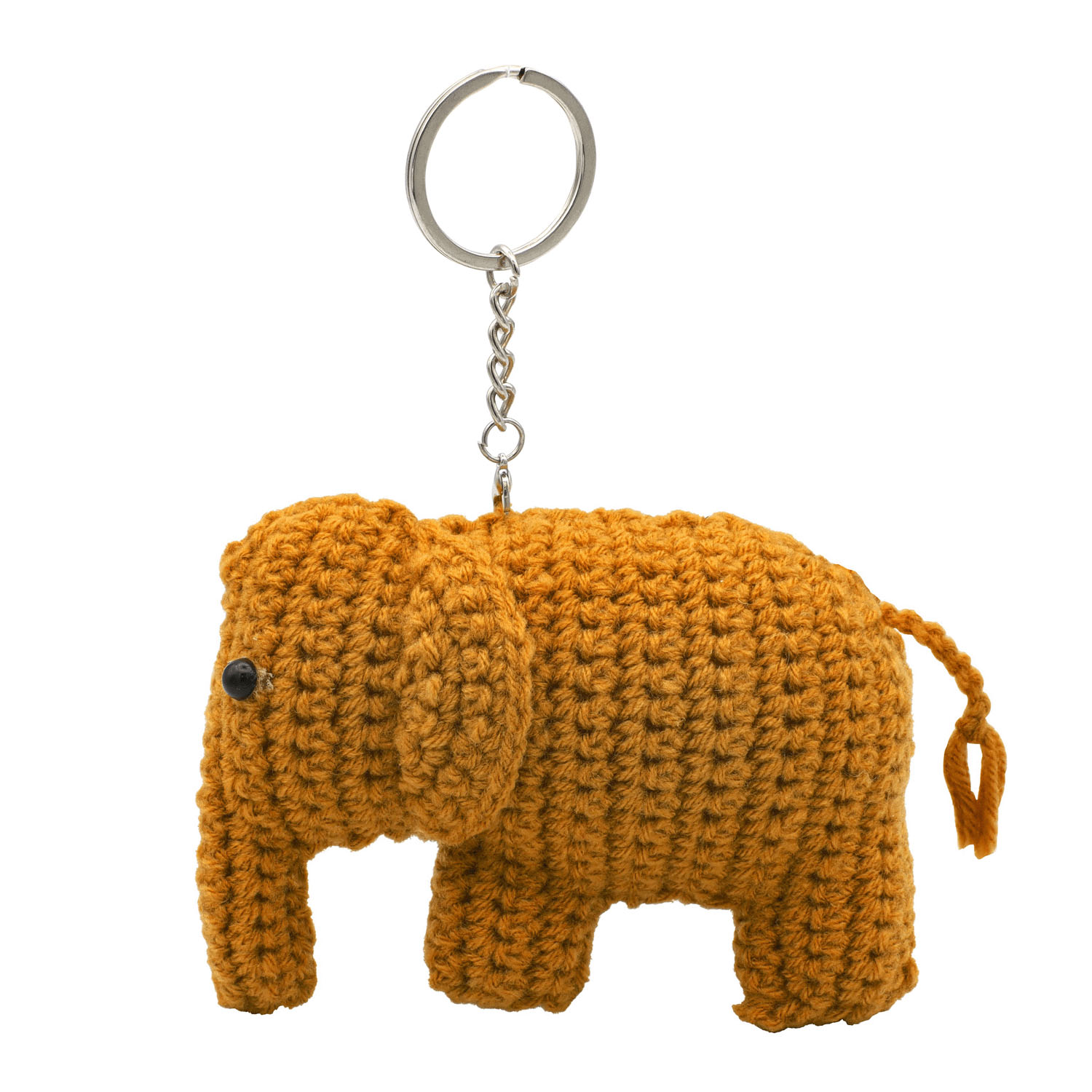 編みぐるみ 象バッグチャーム - 画像2