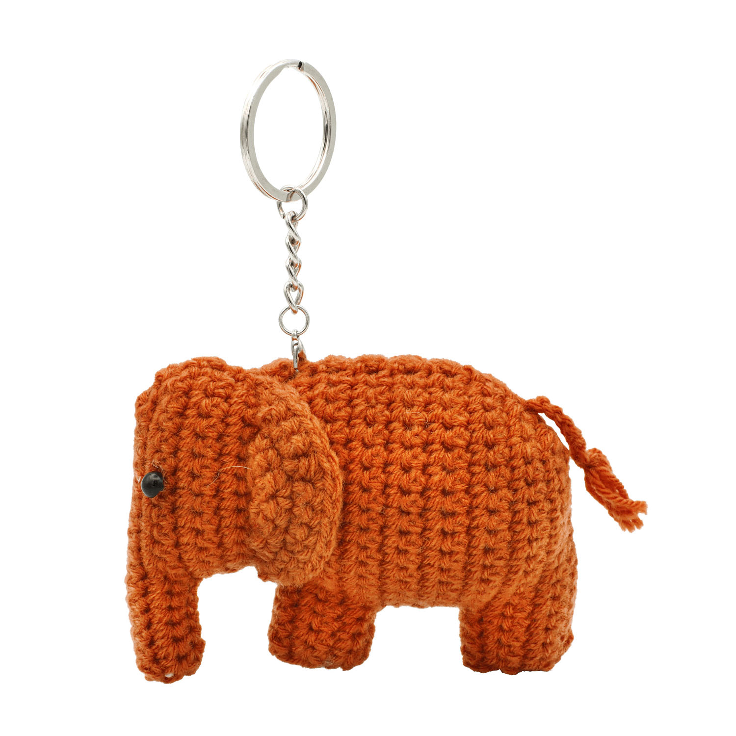 編みぐるみ 象バッグチャーム - 画像4