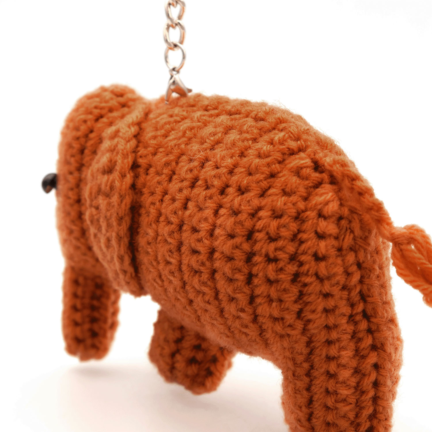 編みぐるみ 象バッグチャーム - 画像6