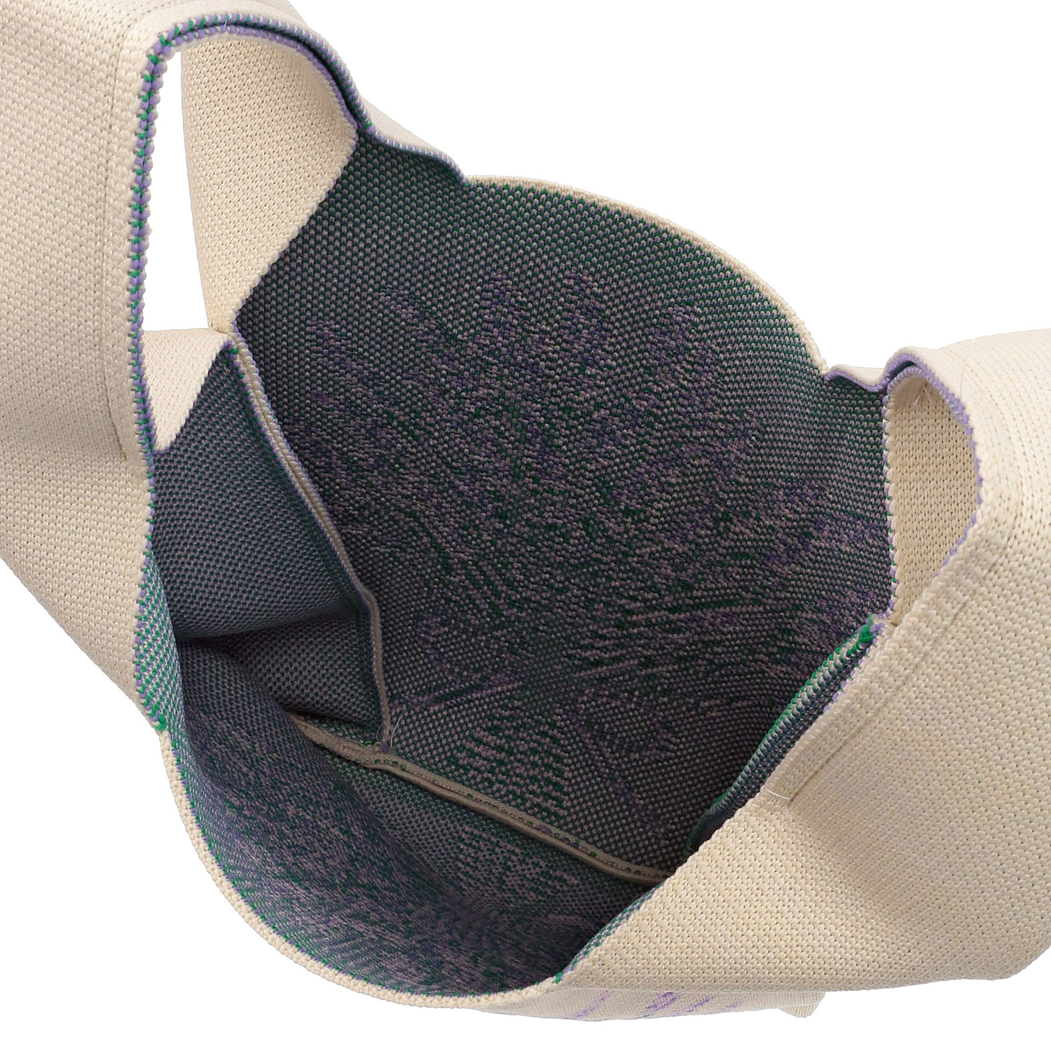 【エトワール別注柄】ラベンダー柄ニットバッグ - 画像7