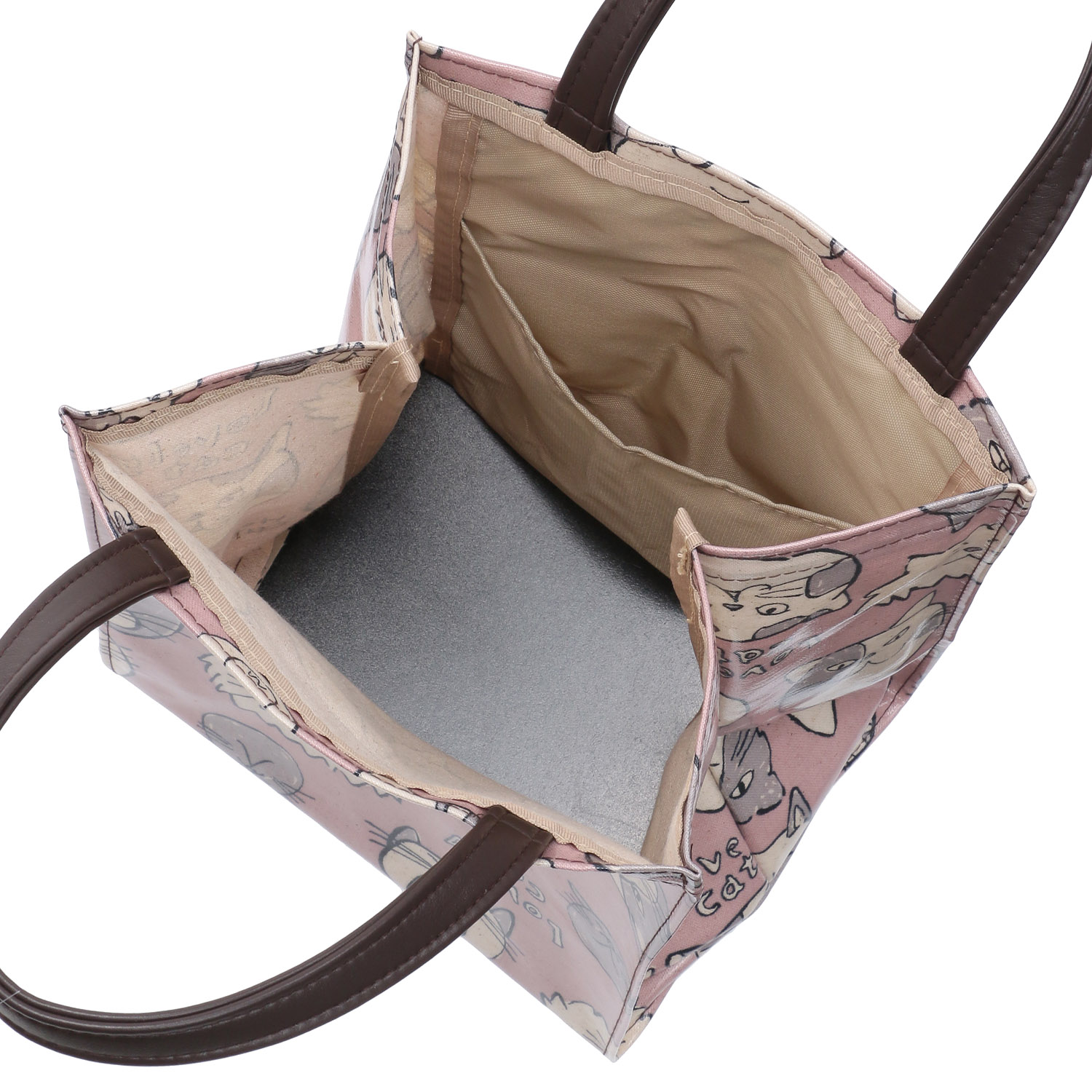 猫フェイスコーティングミニ手提バッグ - 画像6