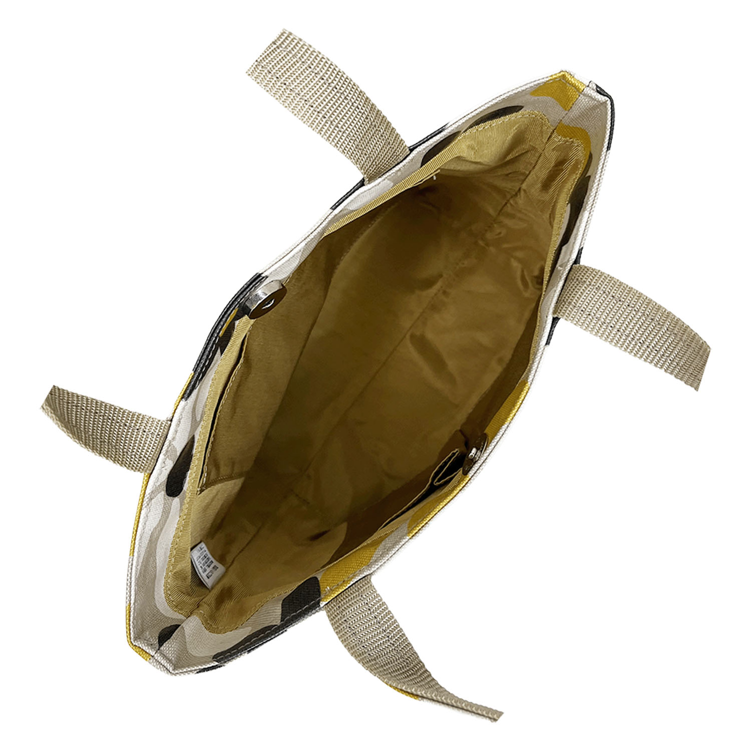 フランスプリントラミネート バケツ型バッグ - 画像7