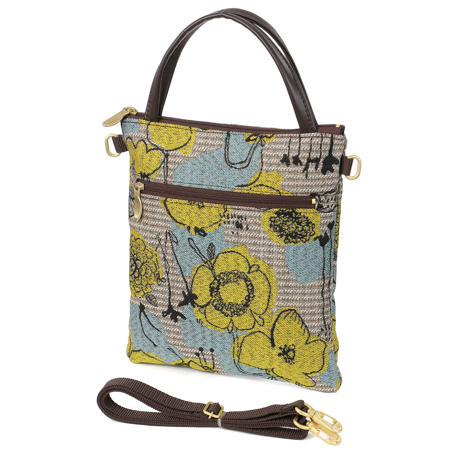 ロコガーデン尾州織 手提げ＆ショルダーバッグ - 画像2