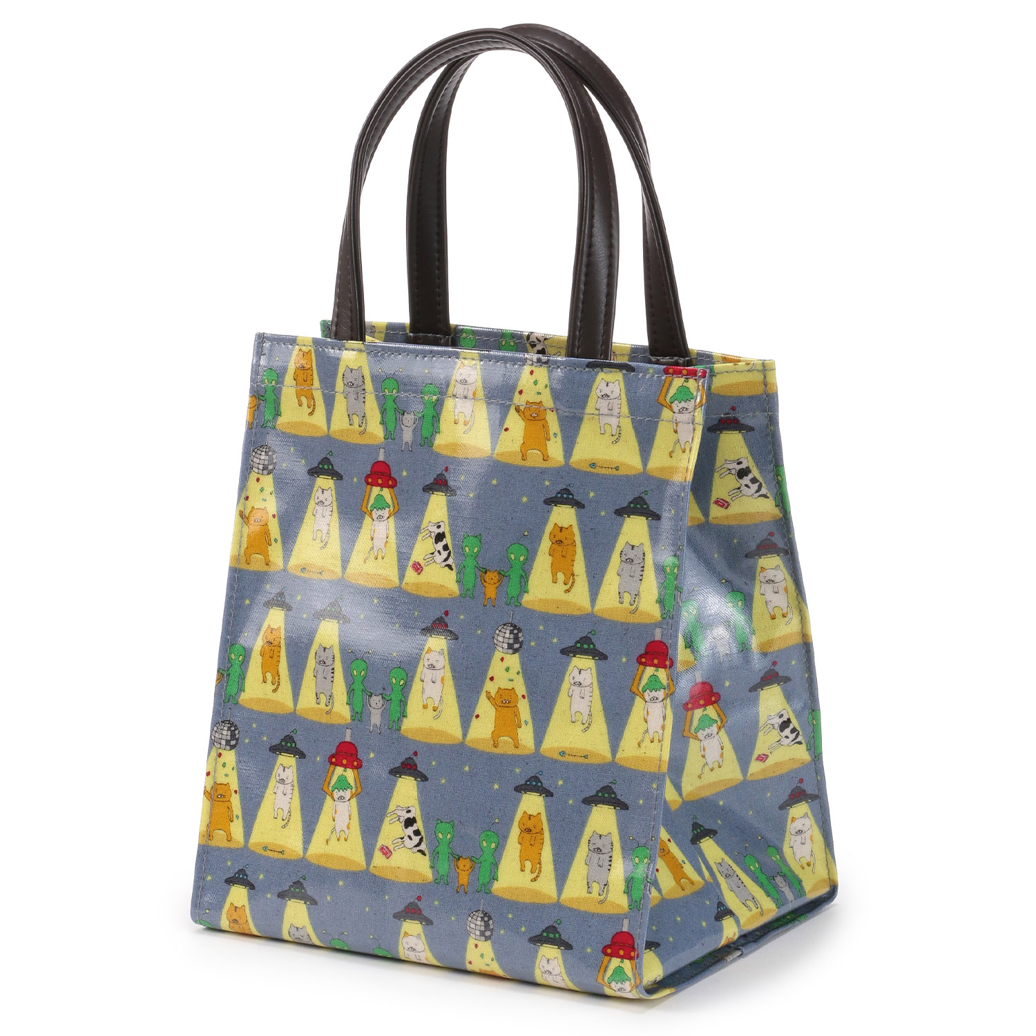 さらわれ猫コーティングミニ手提げ