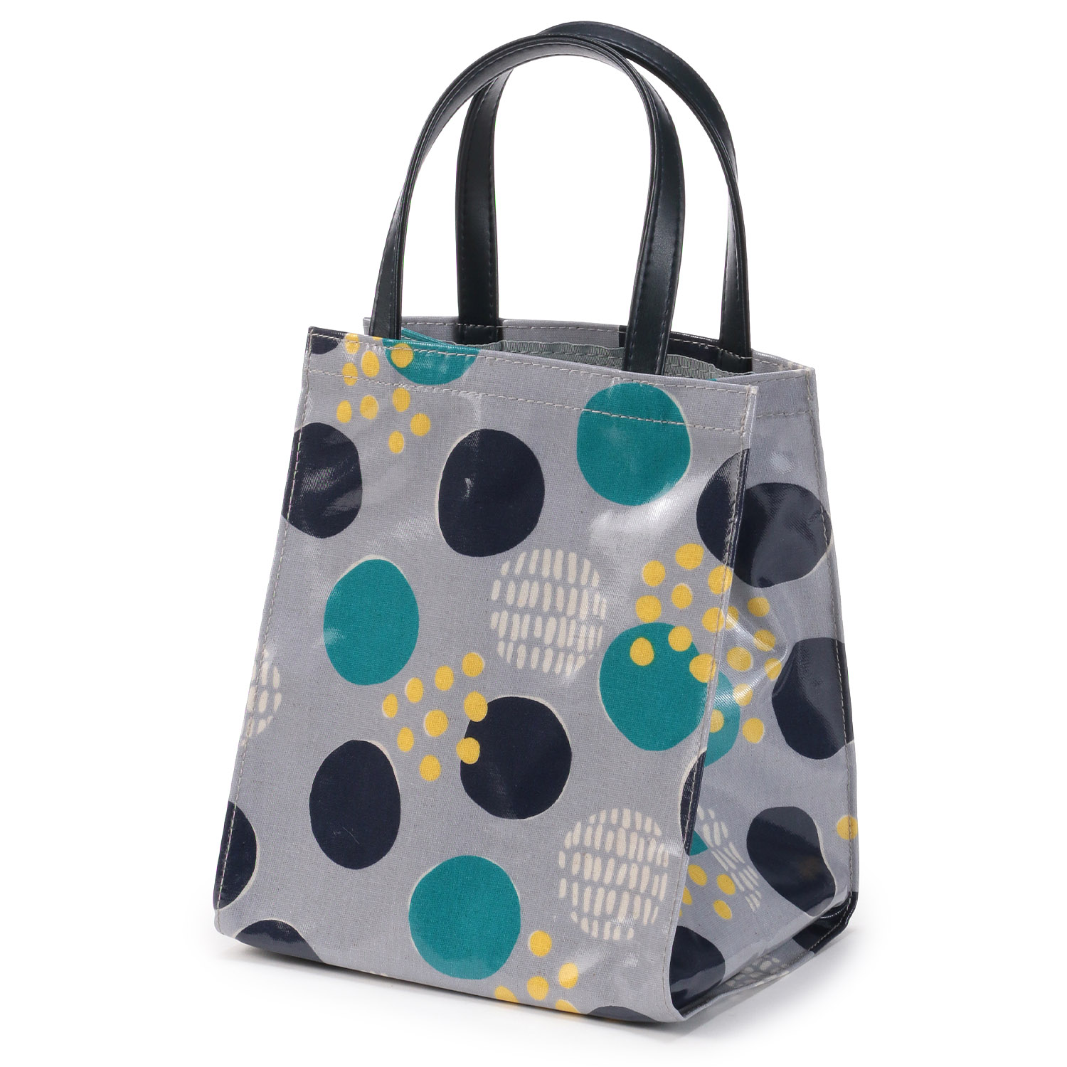 ドット柄コーティングミニ手提げ - 画像2