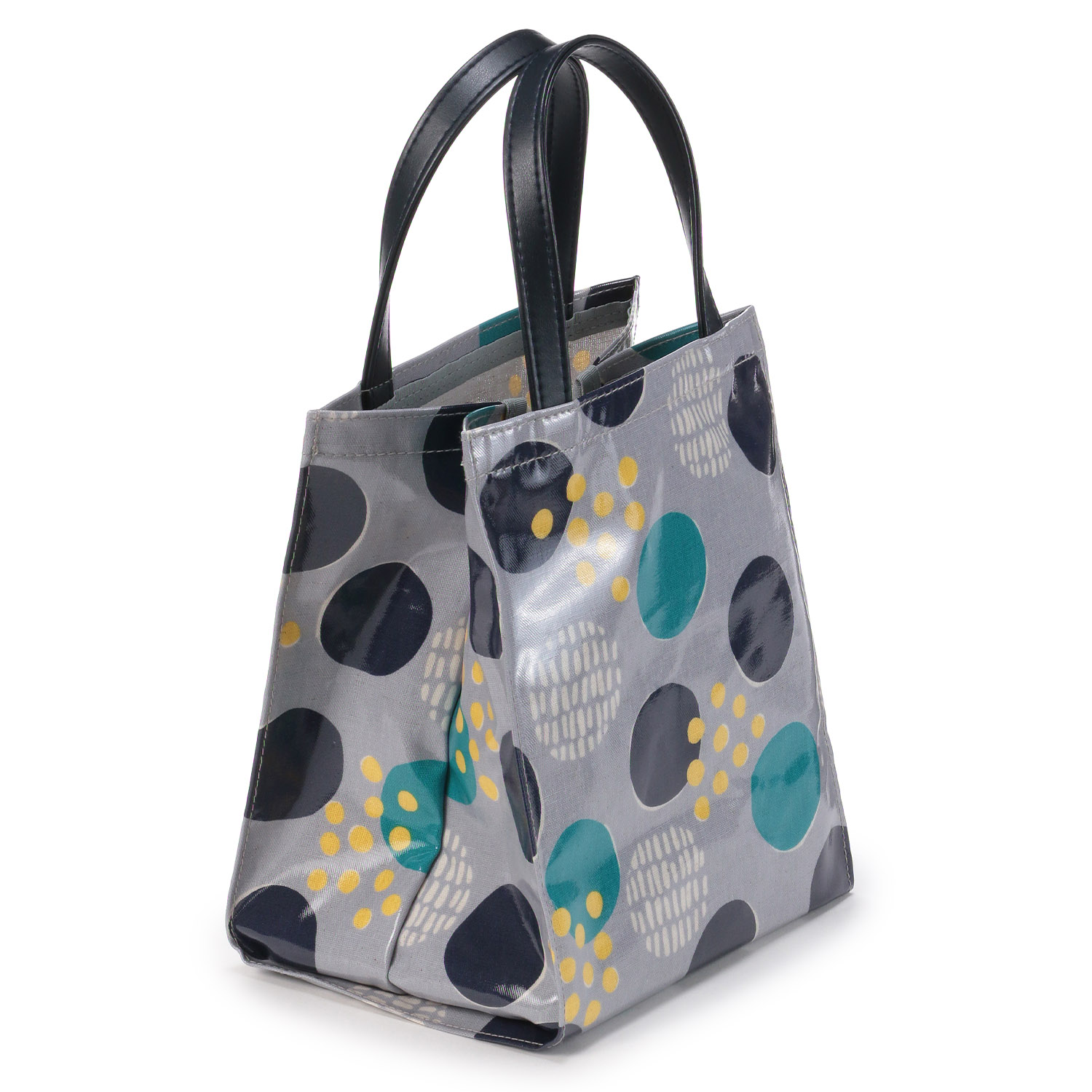 ドット柄コーティングミニ手提げ - 画像3