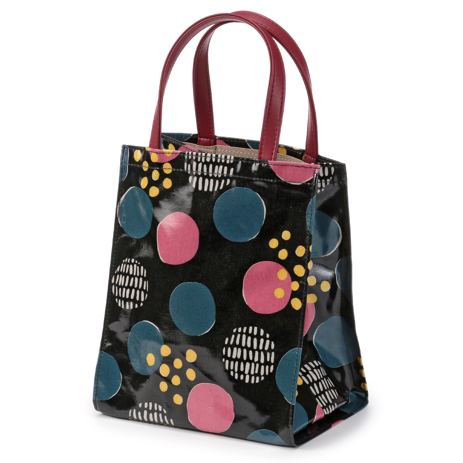 ドット柄コーティングミニ手提げ - 画像5