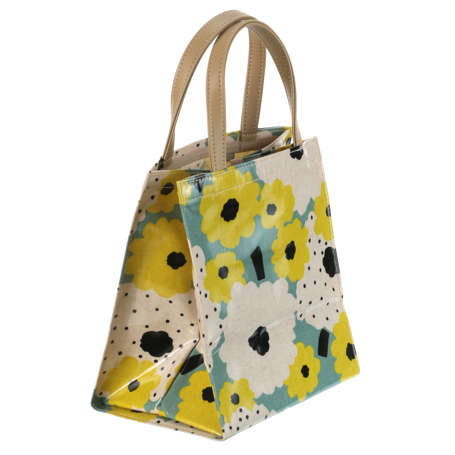 マリーゴールド柄コーティングミニ手提げ - 画像5