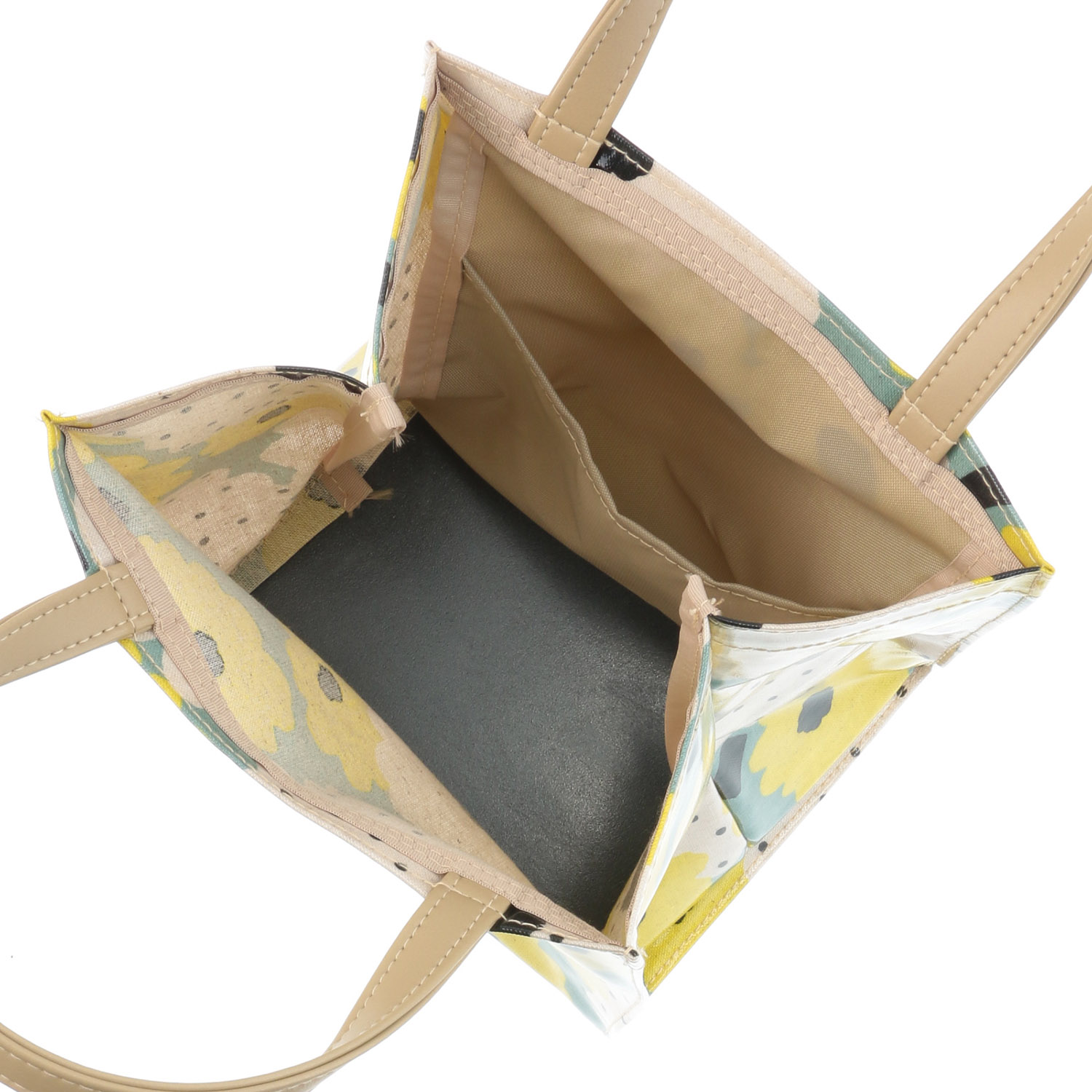 マリーゴールド柄コーティングミニ手提げ - 画像6