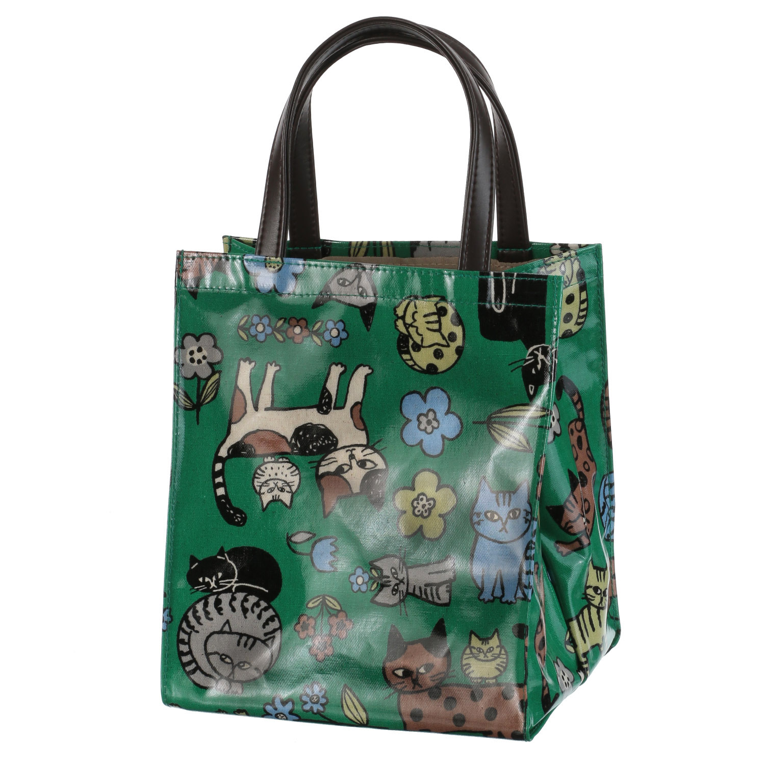 北欧ねこコーティングミニ手提げ - 画像3