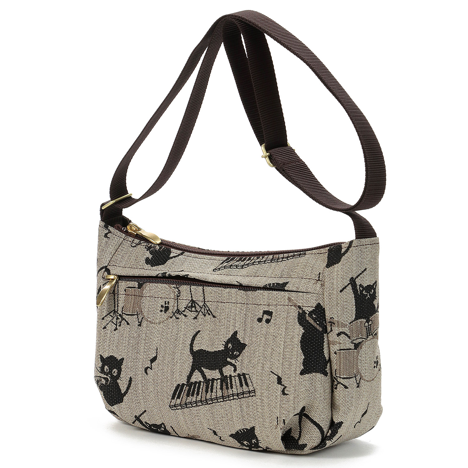 ねこバンド船型ショルダーバッグ - 画像1