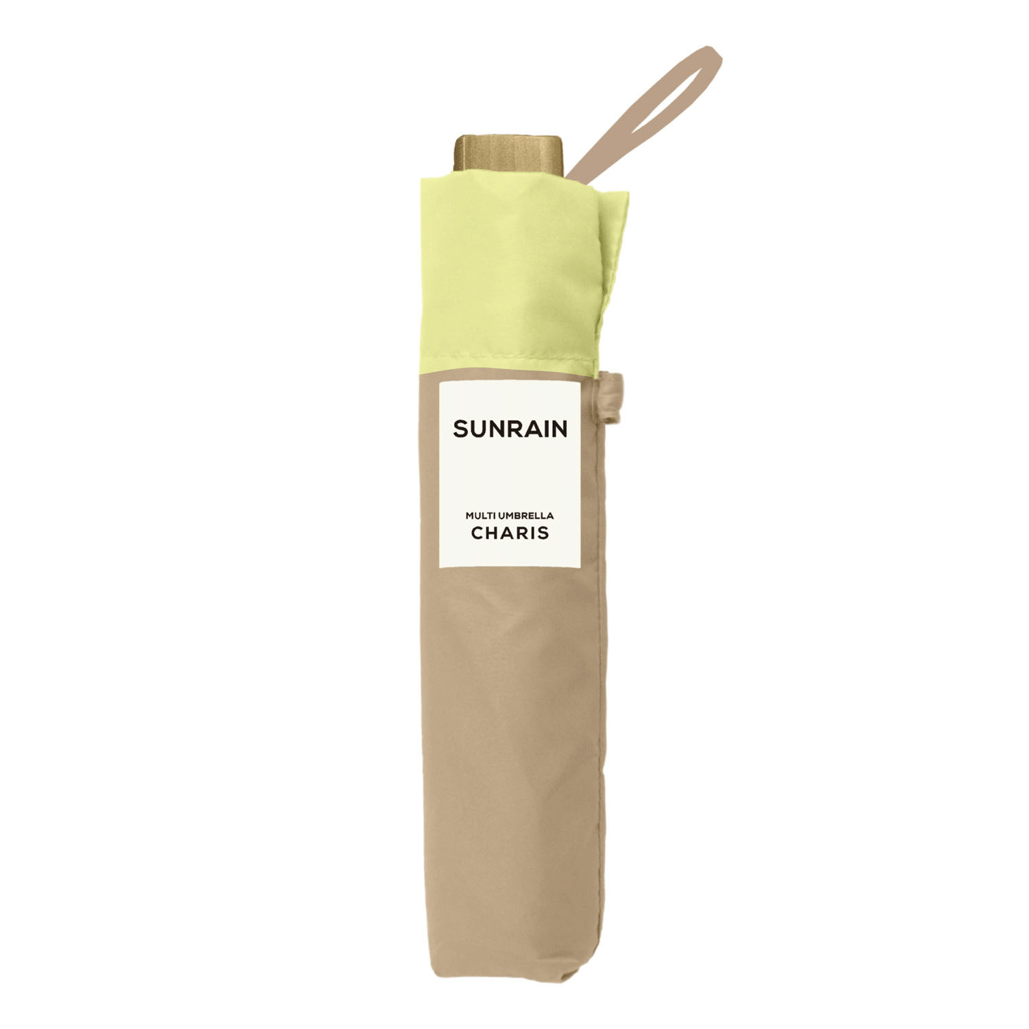 【CHARIS】SUNRAIN バイカラ－折傘 - 画像3