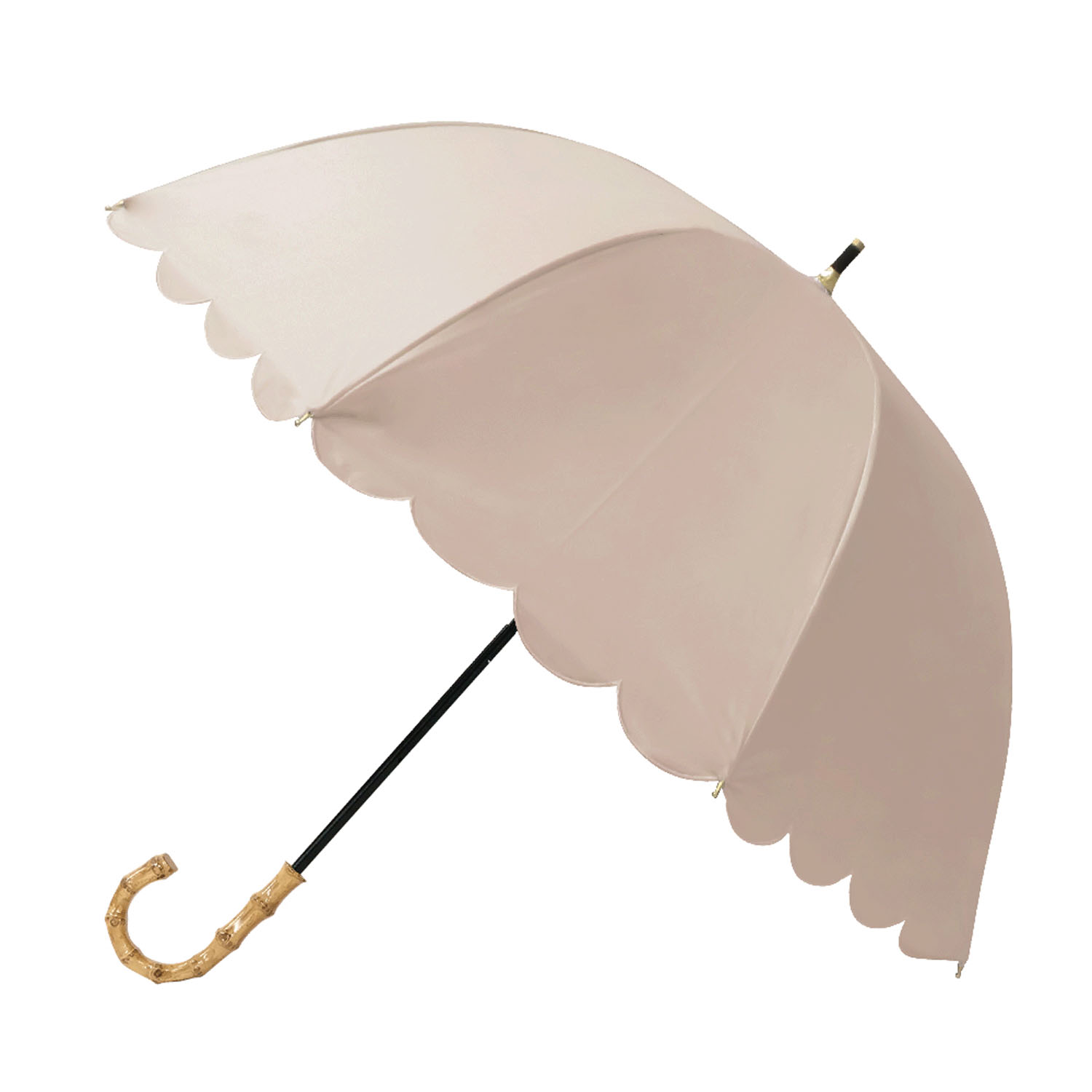 pink trick スカラップ晴雨兼用ショート傘 - 画像3