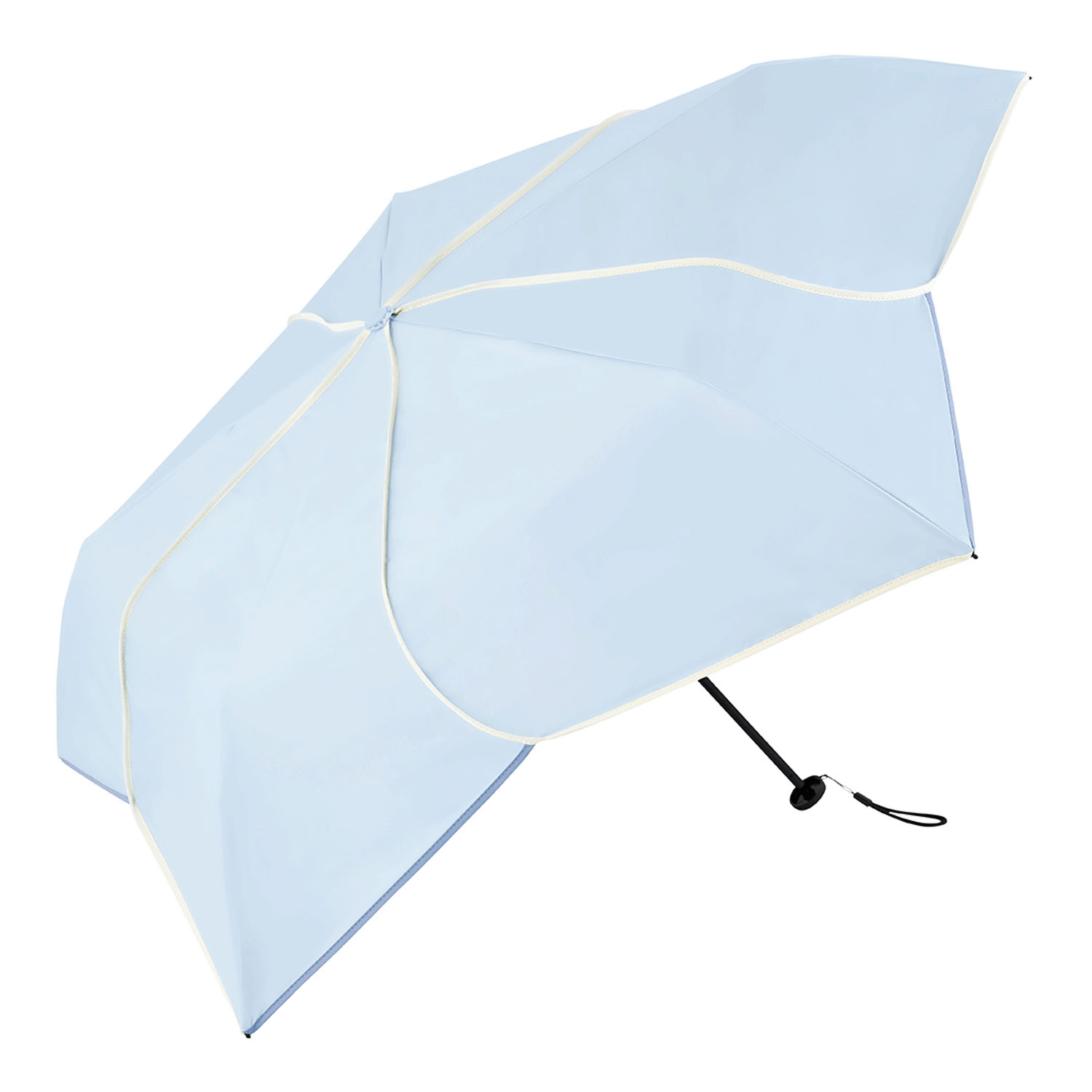 スーパーライト／バイカラ－パイピング 晴雨兼用折 - 画像4