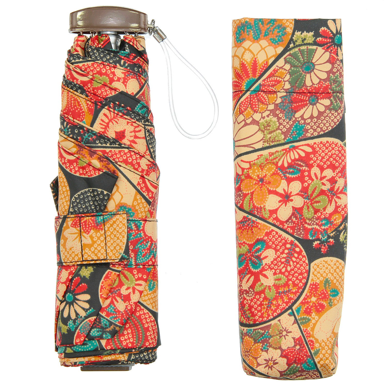 晴雨兼用 歌舞伎柄折傘 - 画像2