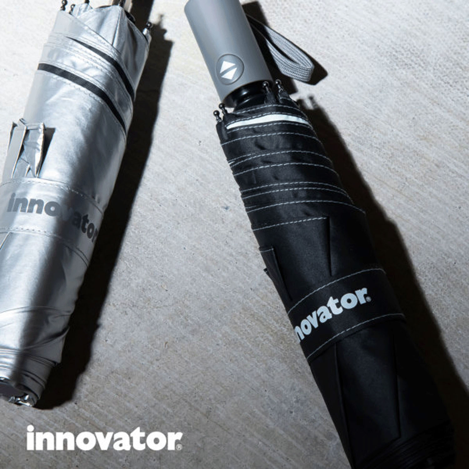 イノベーター晴雨兼用 自動開閉折傘 - 画像1