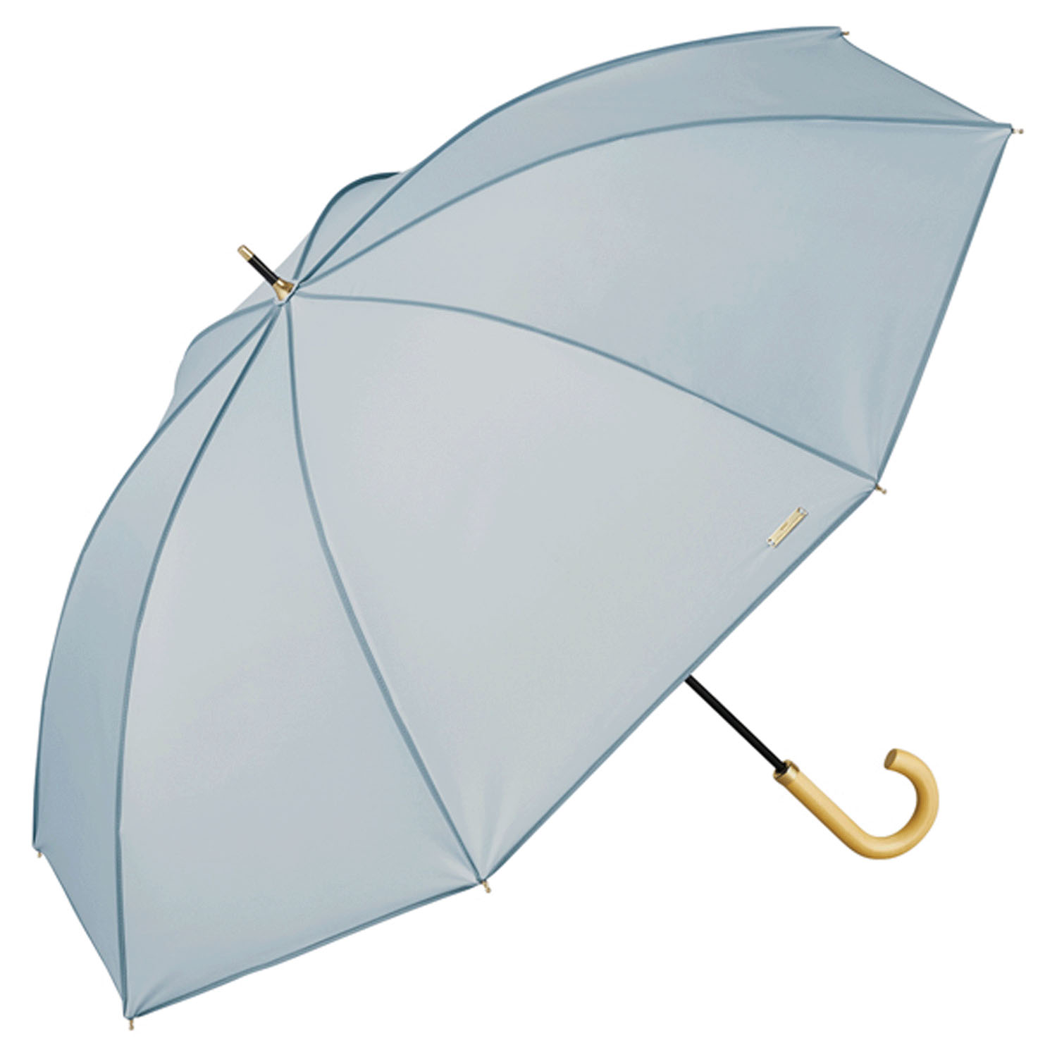 Wpc．遮光プレーンパイピン長傘 - 画像1