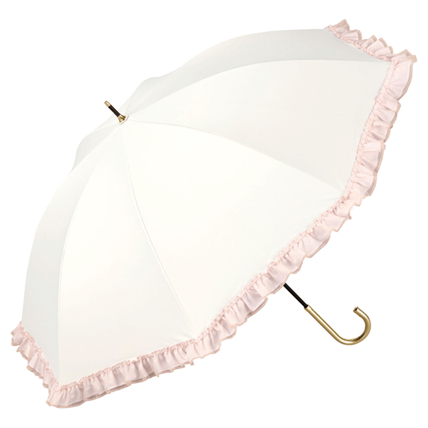 Wpc．遮光オーガンジフリル長傘 - 画像7