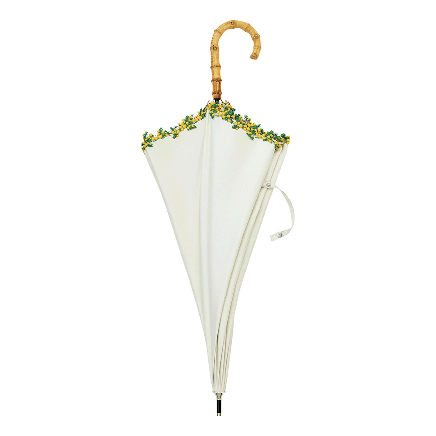 【because】 晴雨兼用 PUフラワーレース長傘 - 画像3