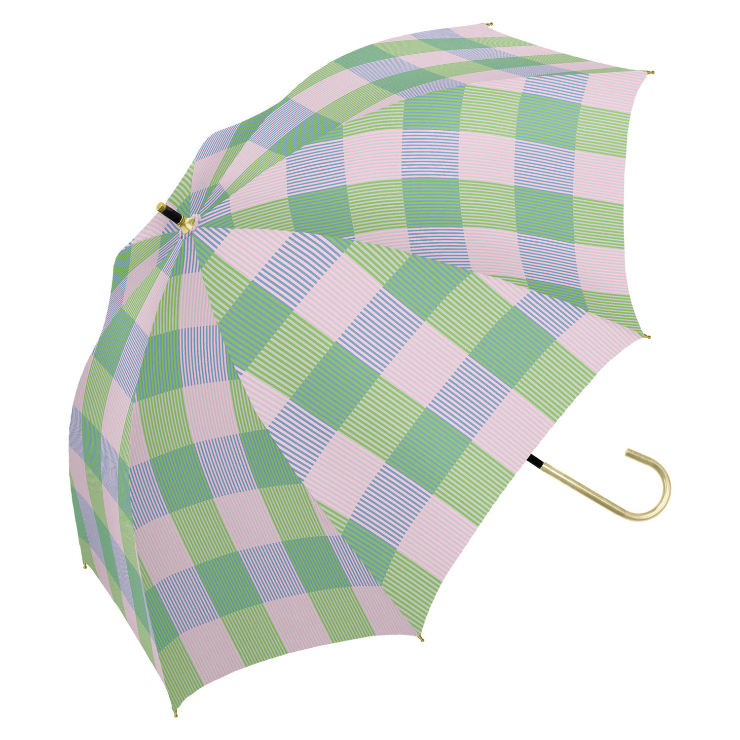 【assa】 晴雨兼用シアーチェック長傘 - 画像2