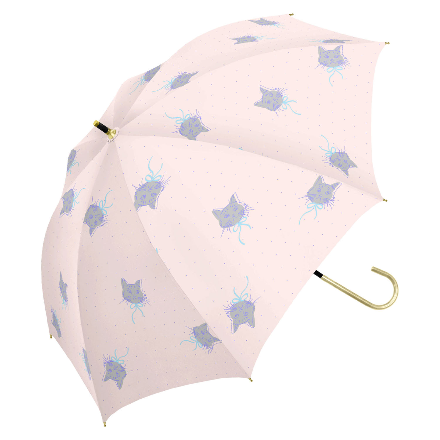 【assa】 晴雨兼用キャット長傘 - 画像3