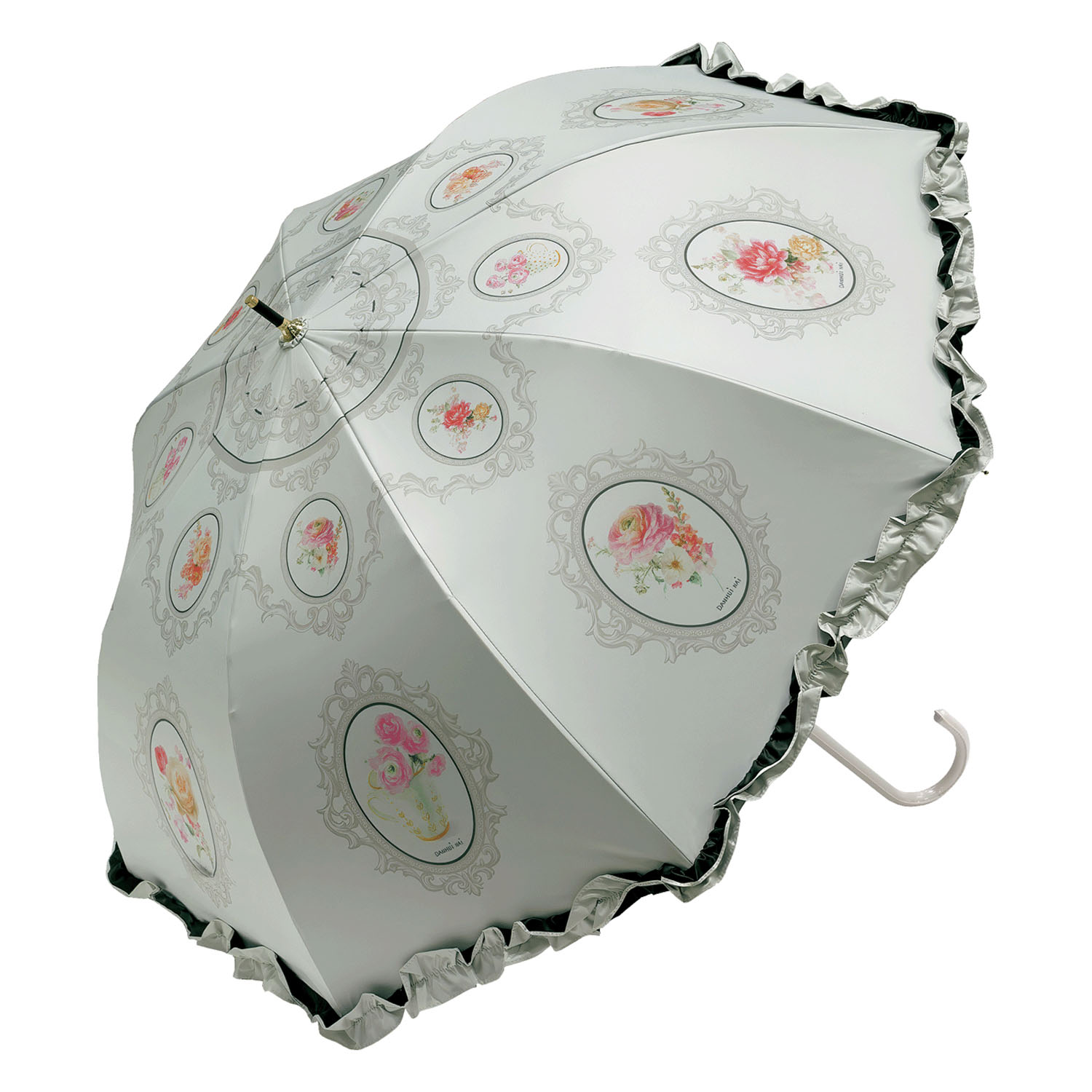 アーチストブルーム 晴雨兼用ダンフィナイ フリルジャンプ傘 - 画像11