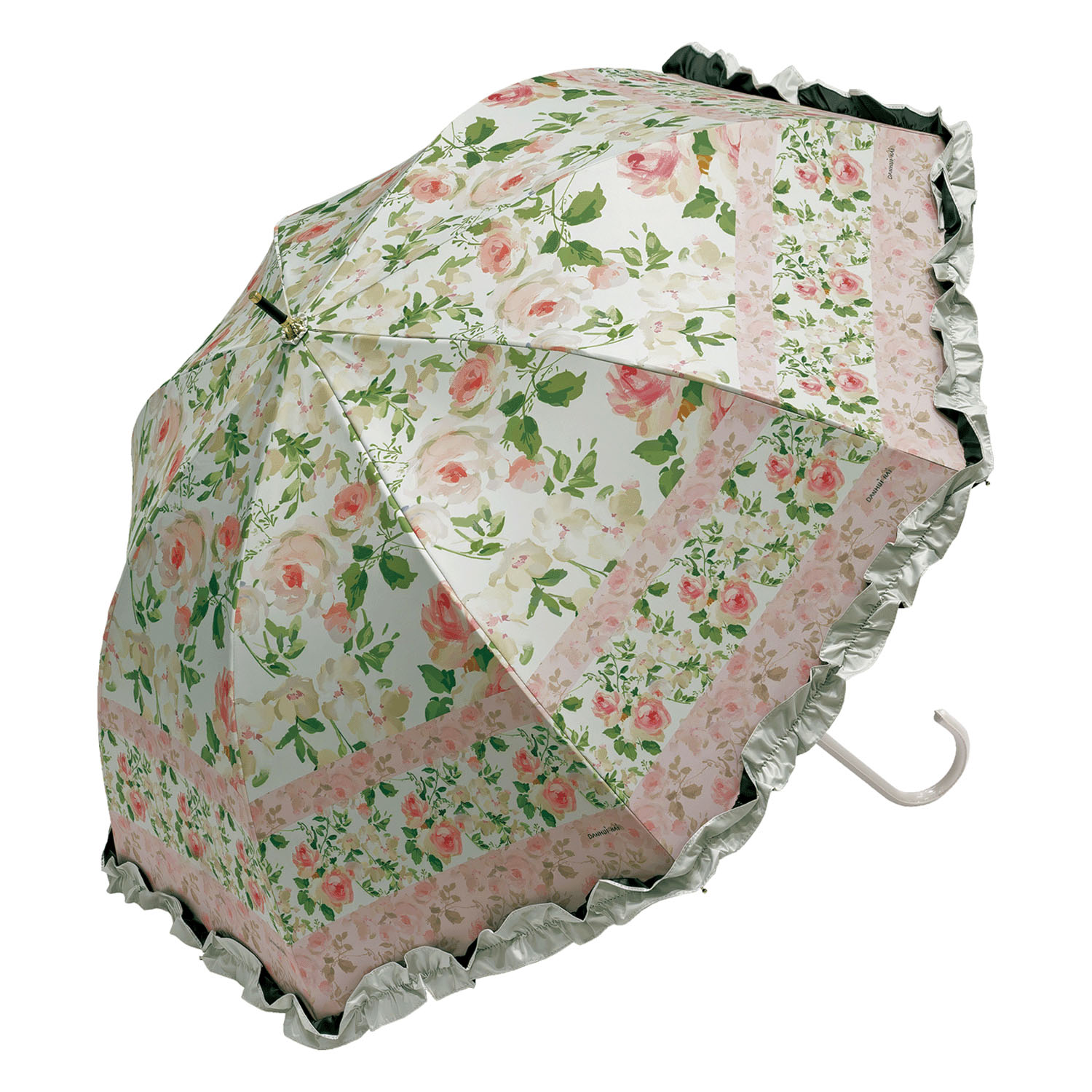 アーチストブルーム 晴雨兼用ダンフィナイ フリルジャンプ傘 - 画像5