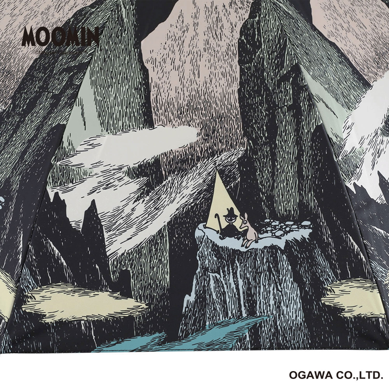 ムーミン晴雨兼用長傘 - 画像2