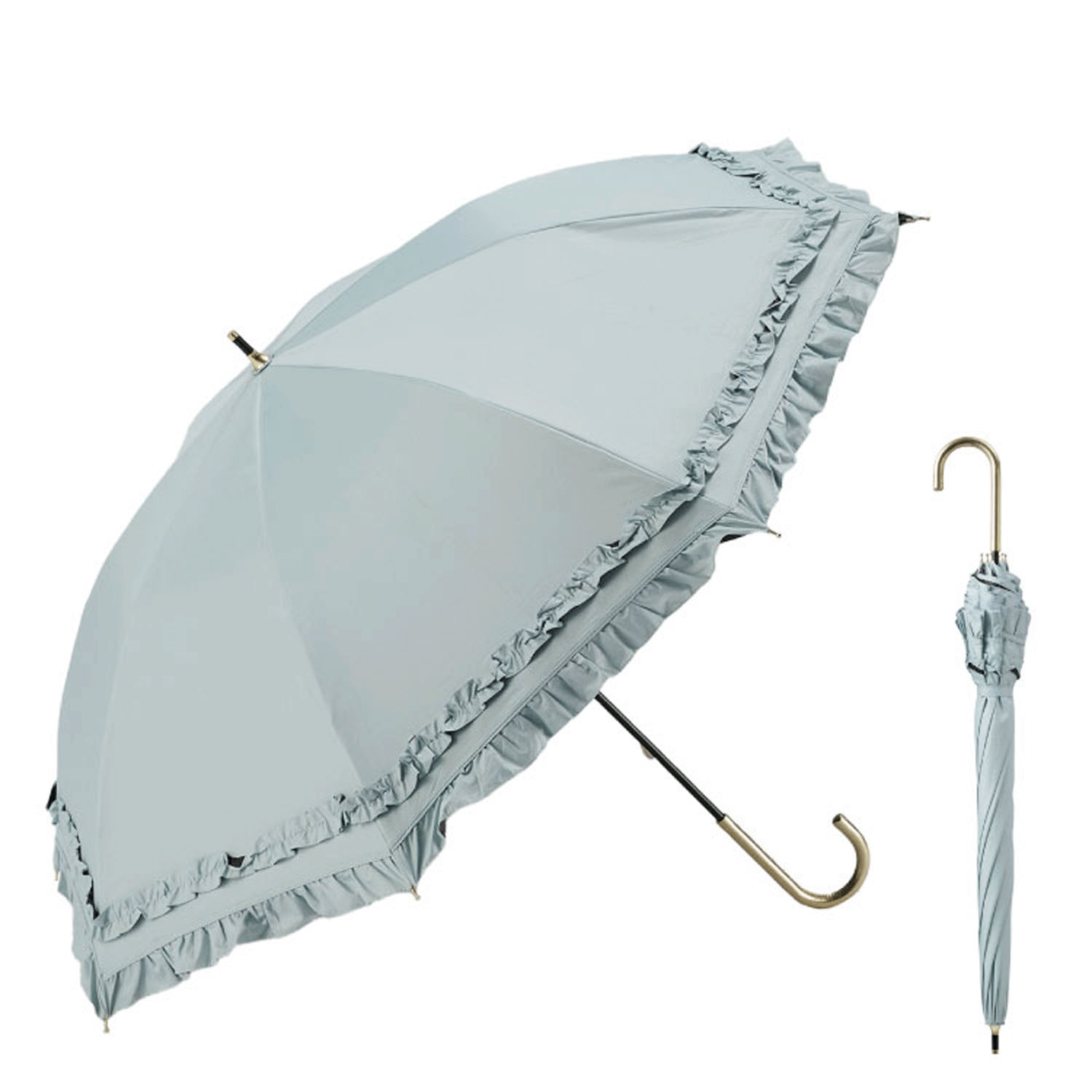 【ダブルフリル】 晴雨兼用 ダブリフリル長傘 - 画像4