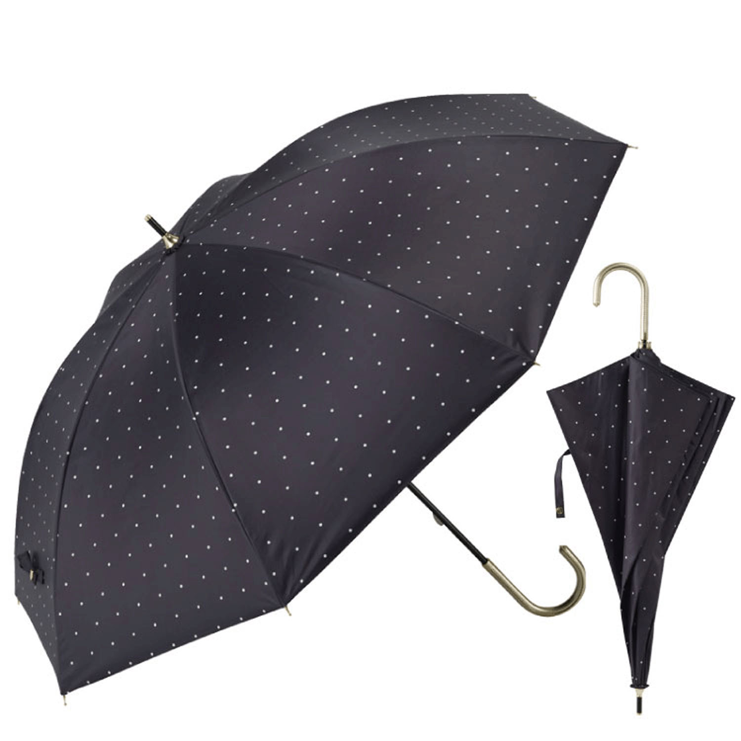 晴雨兼用 スモールドット長傘