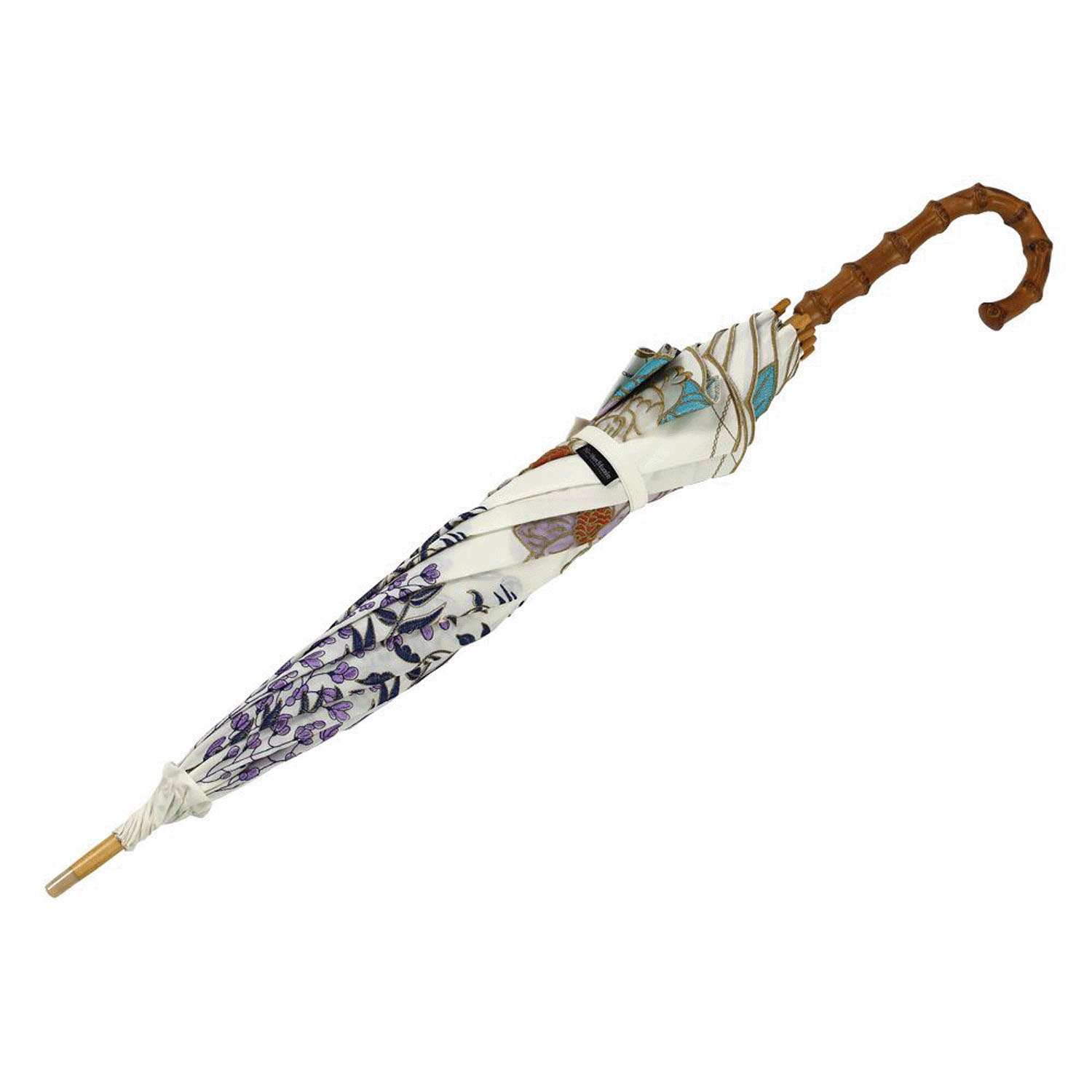 完全遮光 （晴雨兼用）女優日傘 「キーヤン牡丹オーガンジーかわず張り」 - 画像4