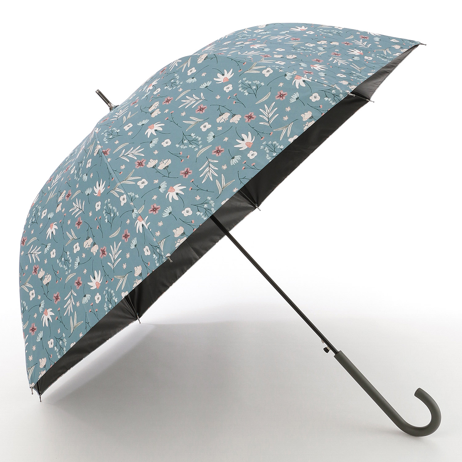晴雨兼用傘  マルチボタニカル柄 ジャンプ - 画像6