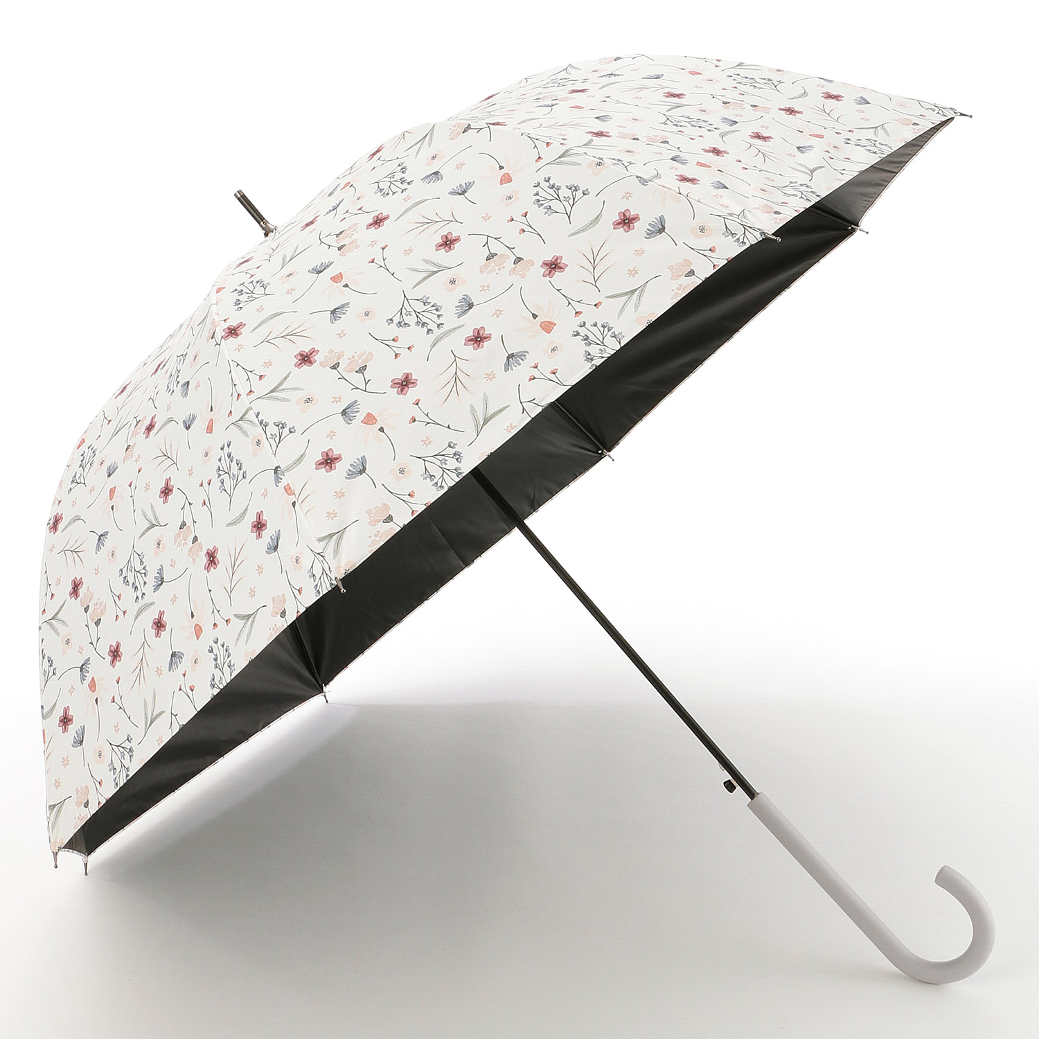 晴雨兼用傘  マルチボタニカル柄 ジャンプ