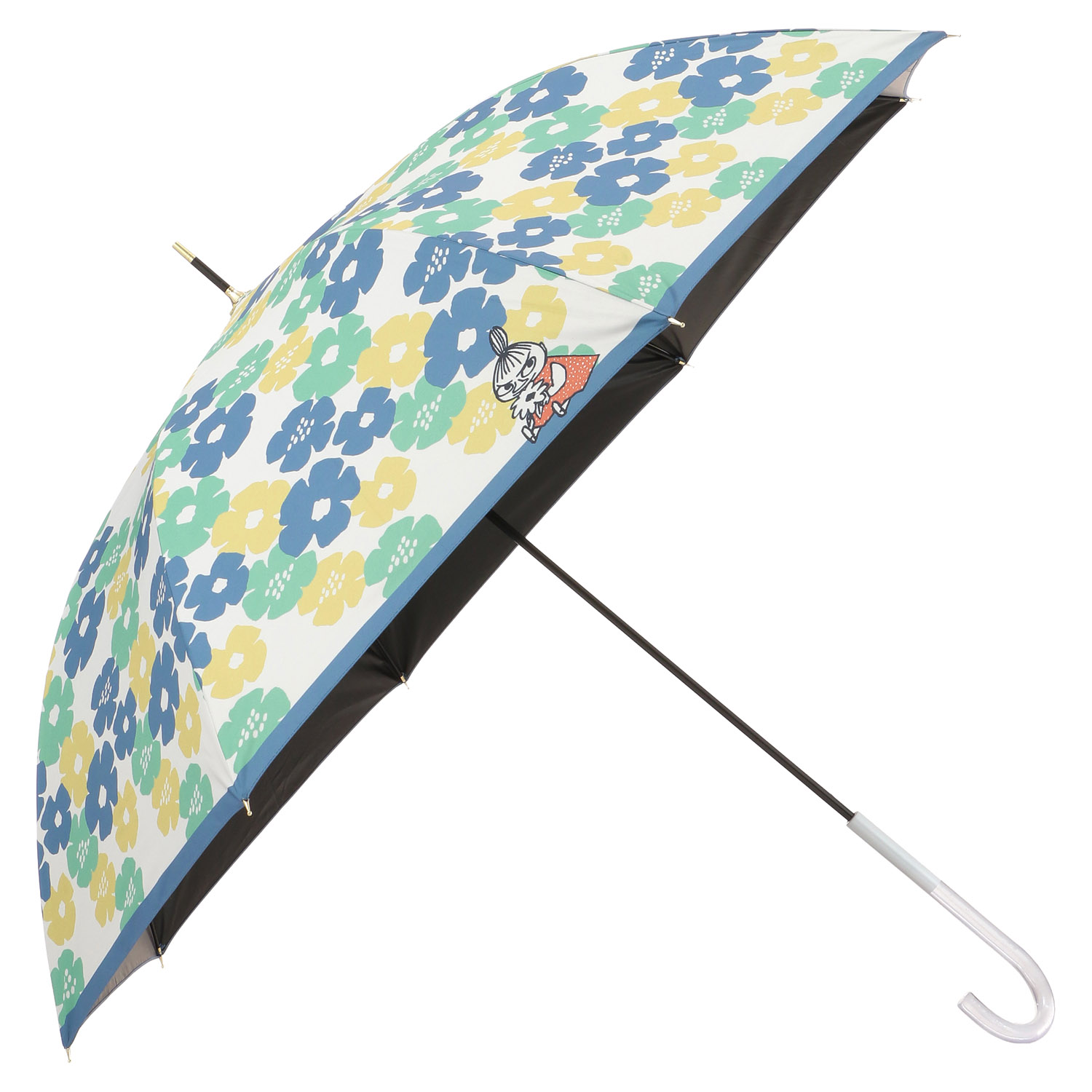 晴雨兼用傘 MOOMIN 花好きリトルミイ ジャンプ傘 - 画像4