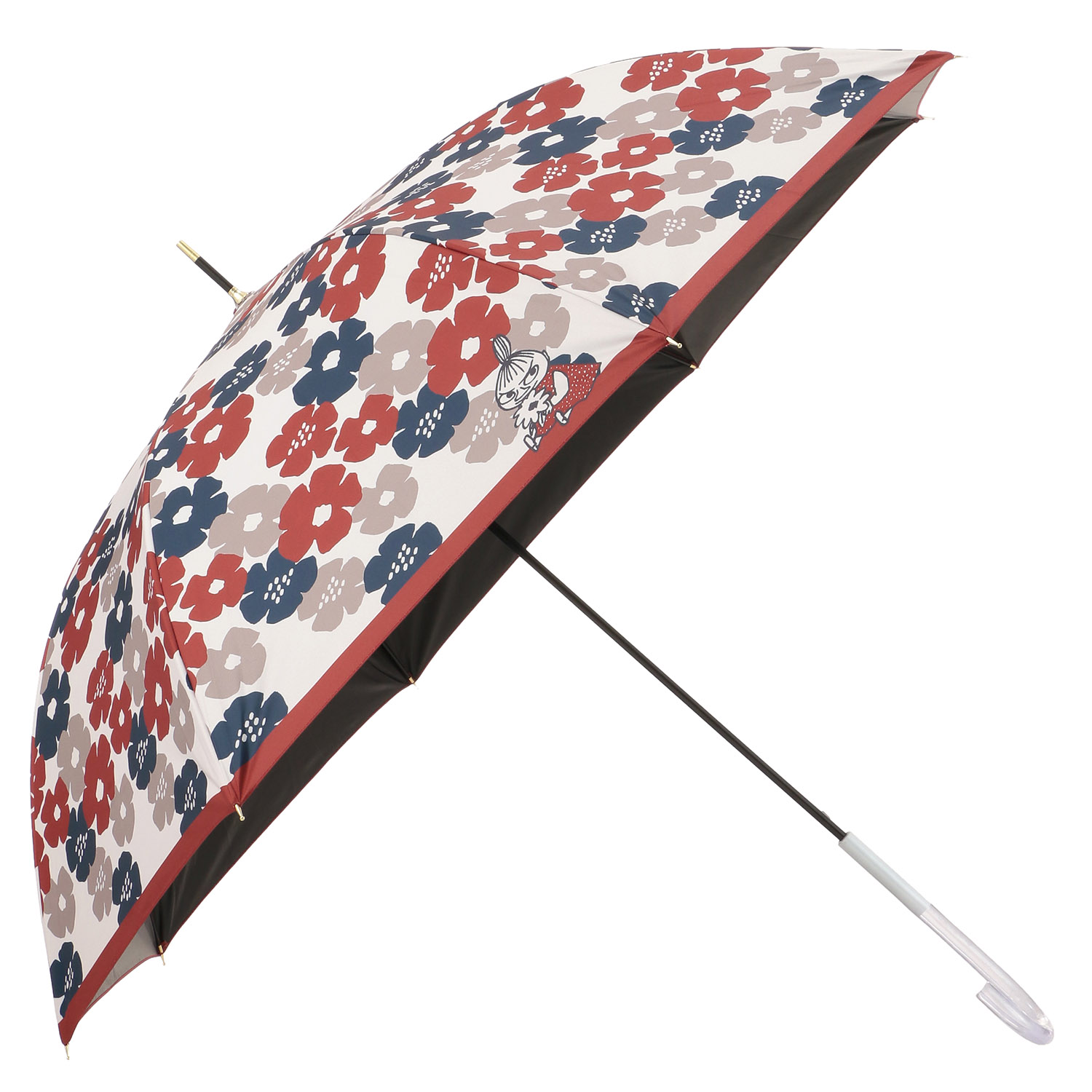 晴雨兼用傘 MOOMIN 花好きリトルミイ ジャンプ傘