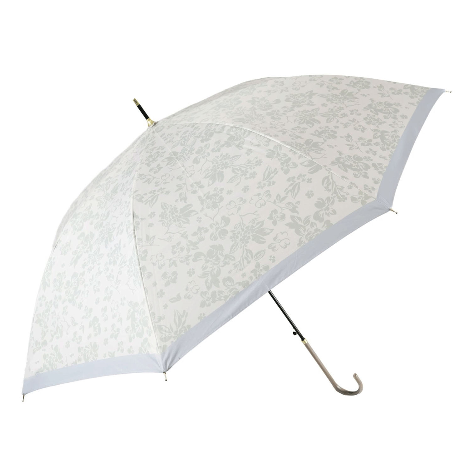 晴雨兼用ダマスクパターン長傘